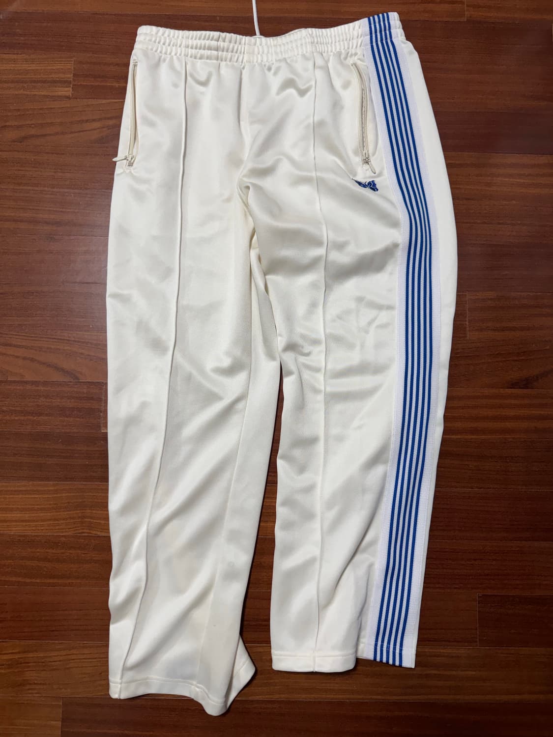 [니들스X스튜디오스 별주] 트랙팬츠 화이트 L사이즈 상품이미지2