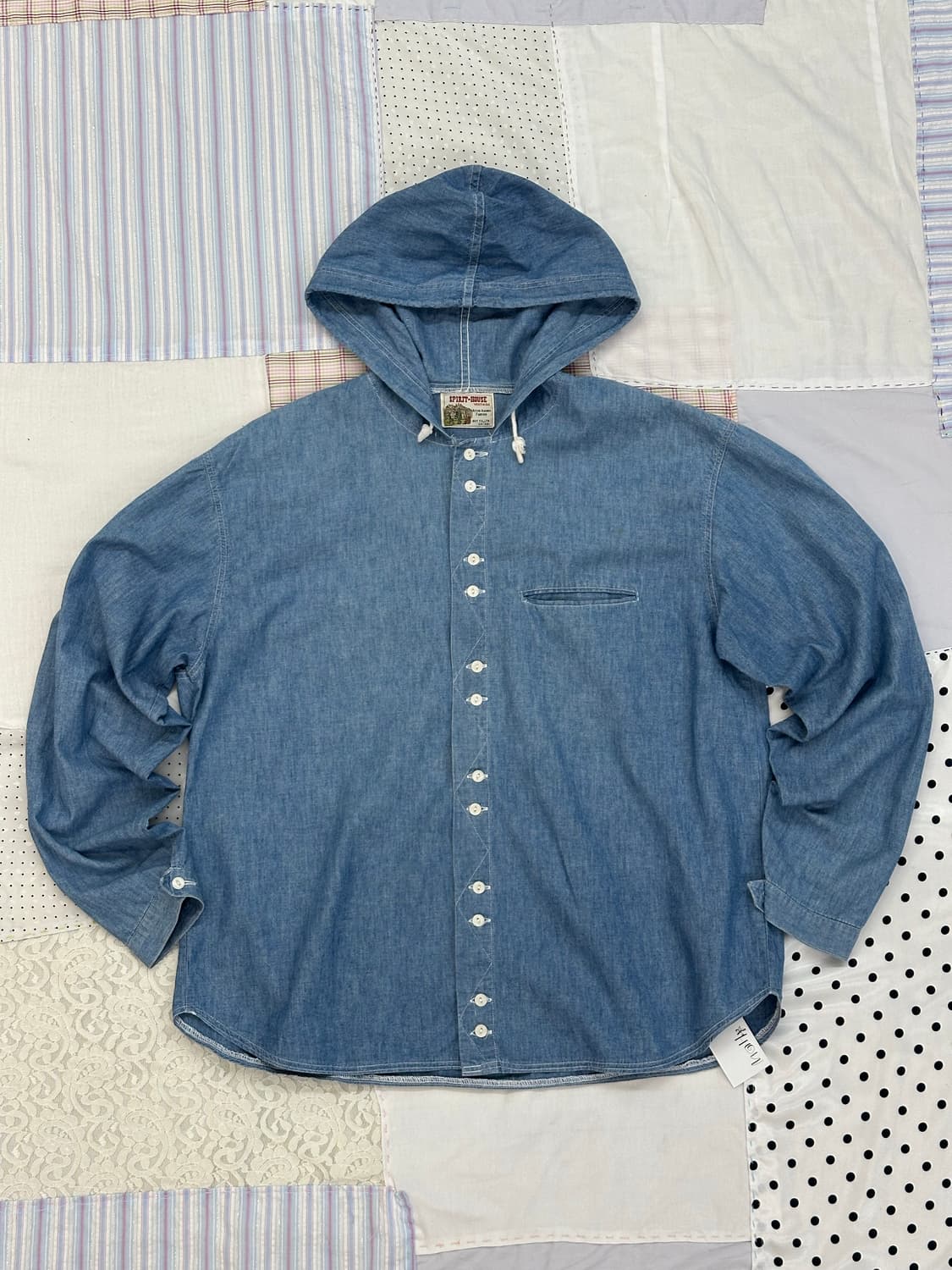 Spirit House Vintage 데님 후드 셔츠 상품이미지7