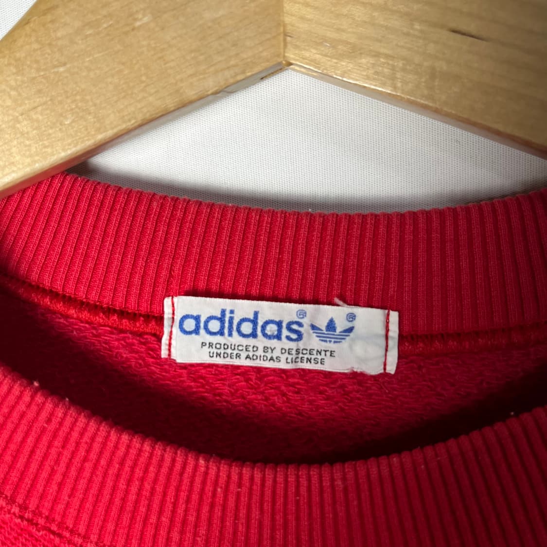 [adidas] 80s 아디다스 데상트 레드 트레포일 맨투맨 상품이미지4