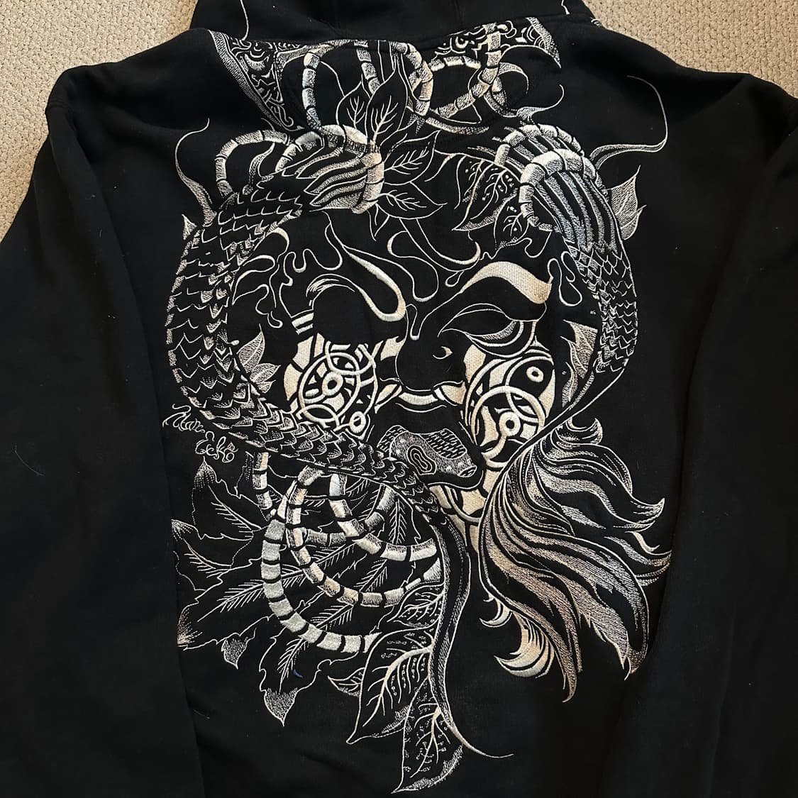 Marc Ecko Cut & Sew 오리엔탈 그래픽 풀집업 후드 상품이미지10