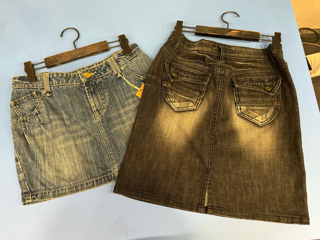 데님치마 일본빈티지 일괄6장 상품이미지4
