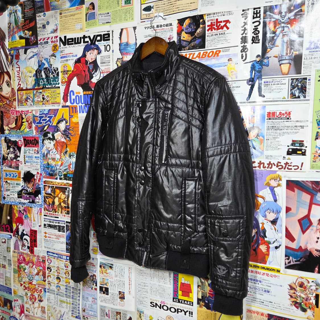 버커루 펑크 유광 패딩 점퍼 상품이미지2