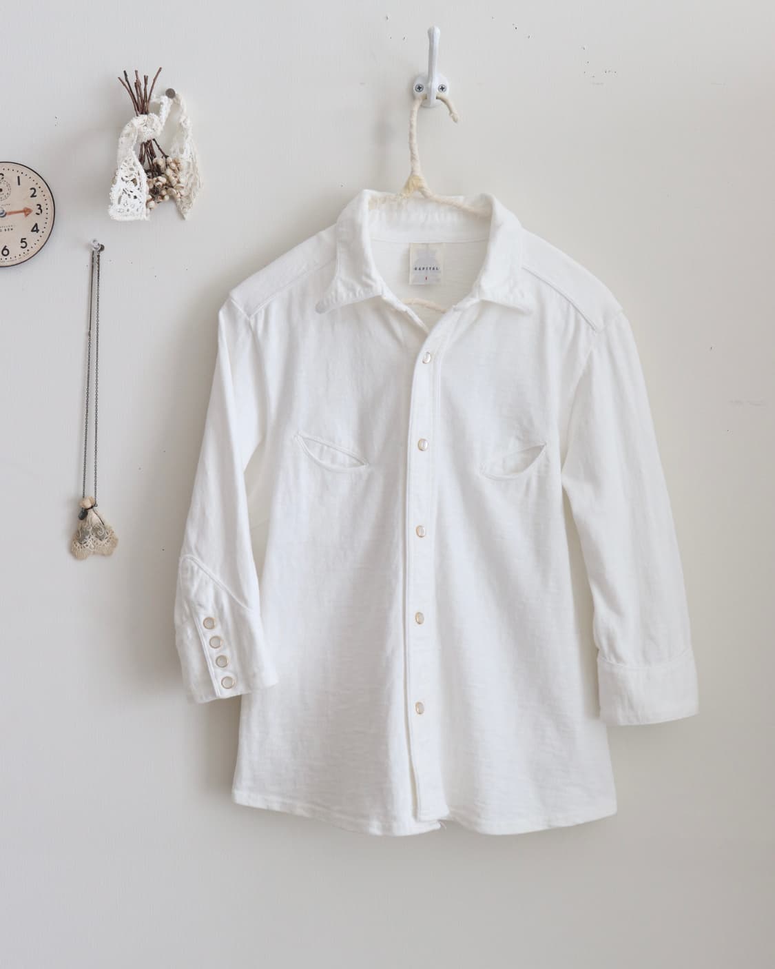 [Kapital] White 3/4 Sleeve Shirt Jacket  상품이미지9