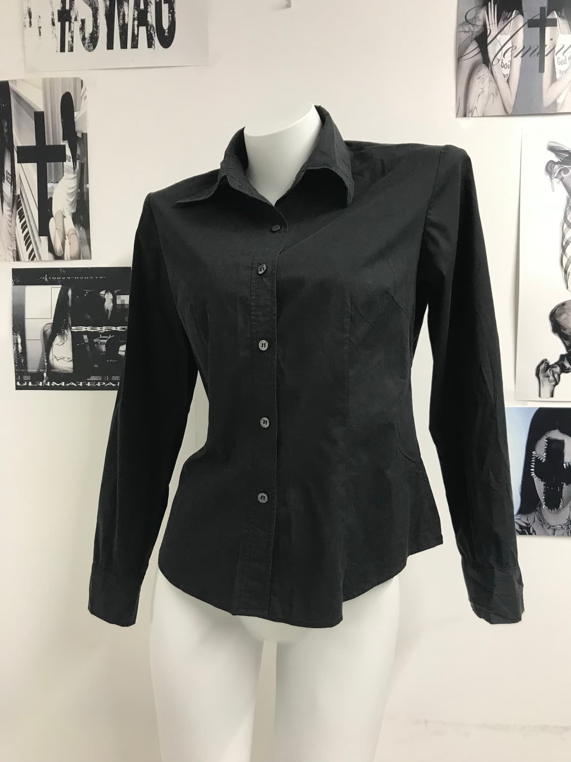 Basic black shirts 상품이미지1
