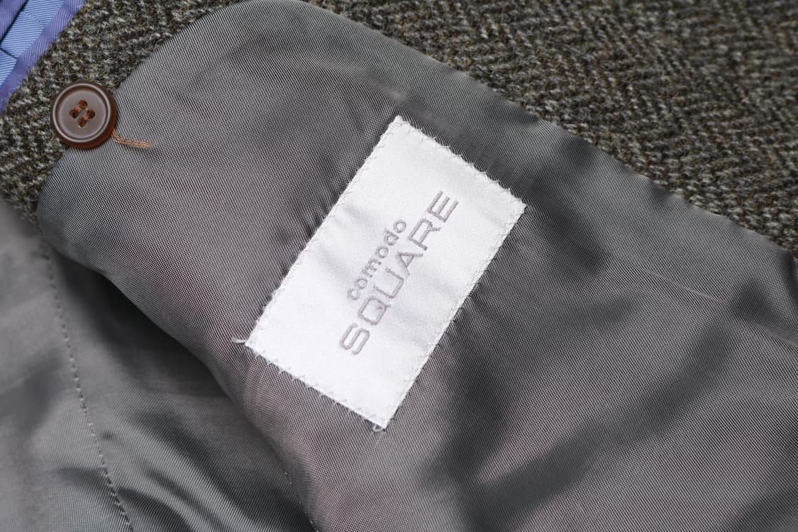 [L] 코모도 스퀘어 헤링본 엘보우패치 자켓 상품이미지4