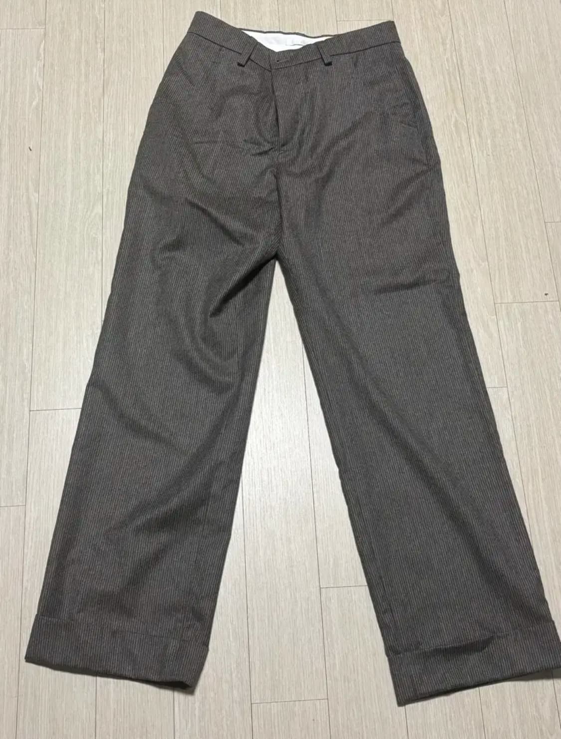 씨솔트 스트라이프 울 팬츠 1 상품이미지3