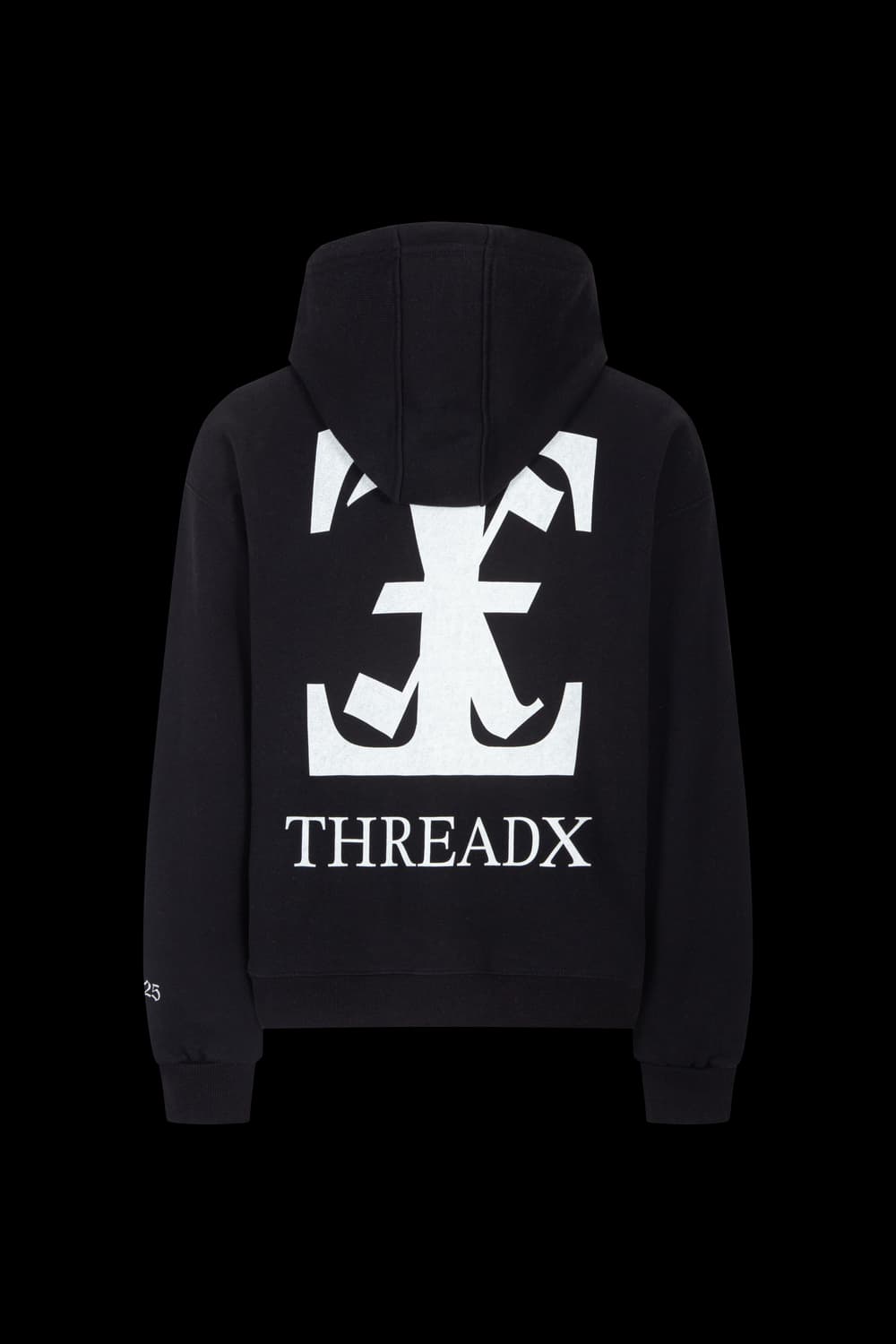 체인 헤비 후디 - Jet Black 상품이미지3