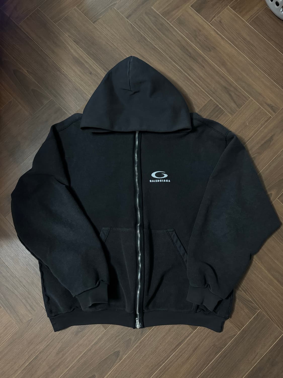 발렌시아가 루프 인사이드 아웃 후드집업 L 상품이미지1