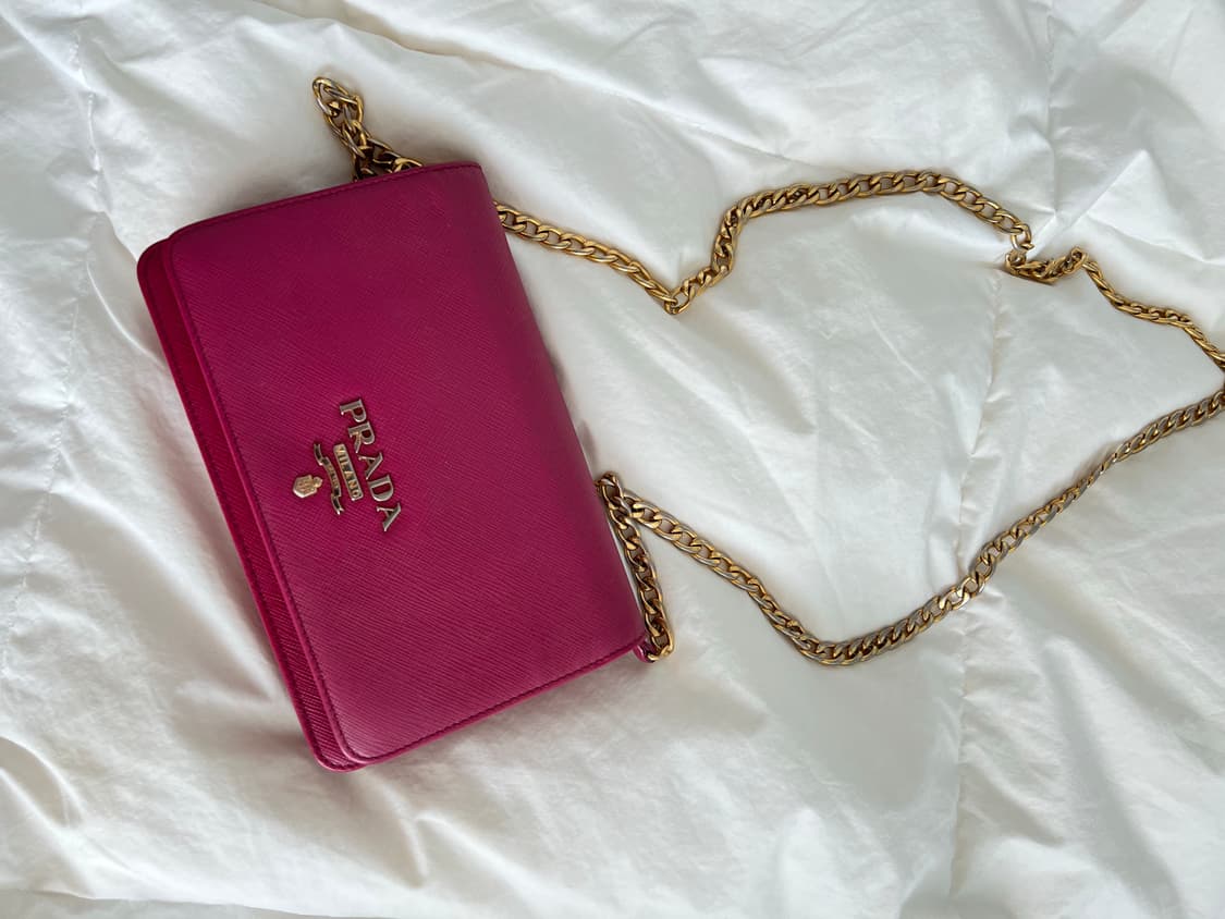 (정품)프라다 사피아노 레더 미니백  상품이미지2