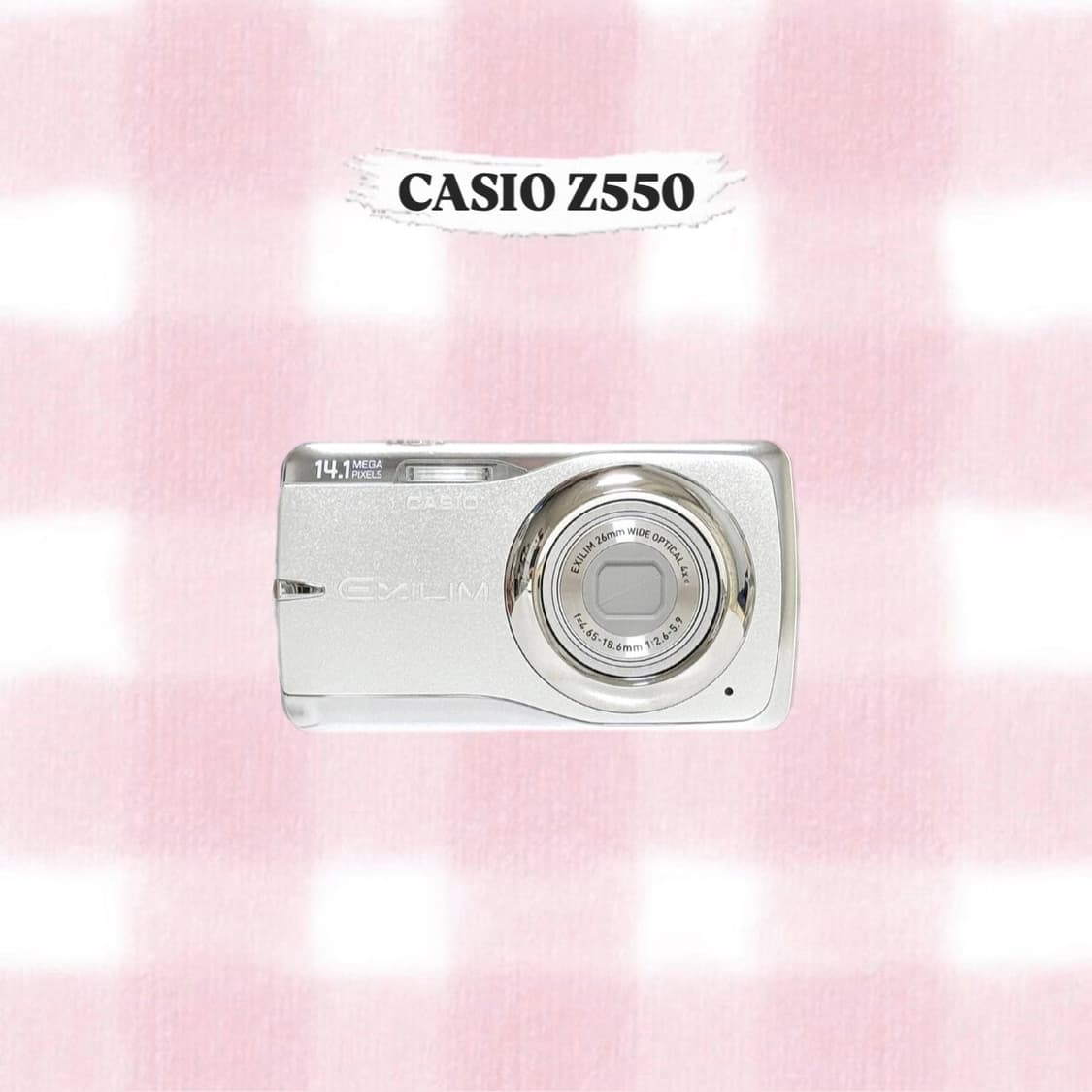 카시오 엑슬림 Z550 실버 빈티지디카 상품이미지1