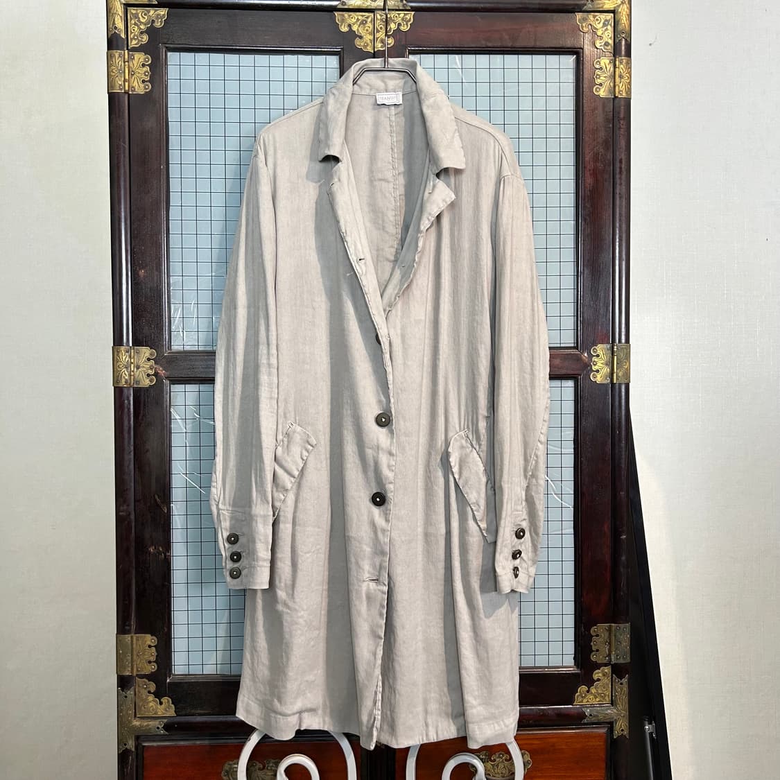 트랜짓 린넨 코트  상품이미지3