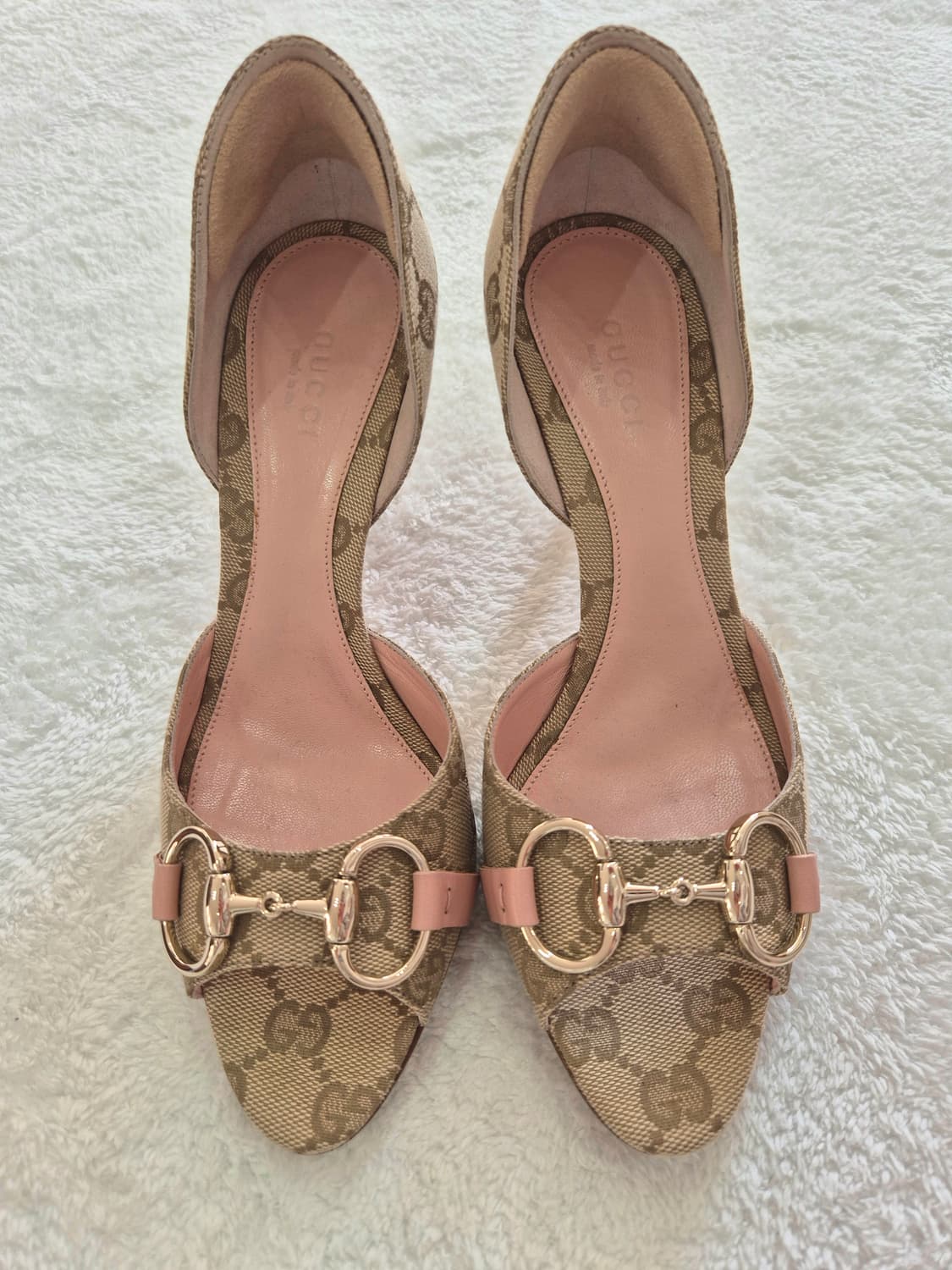 구찌 오픈토 힐 샌들(새제품 컨디션) 상품이미지1