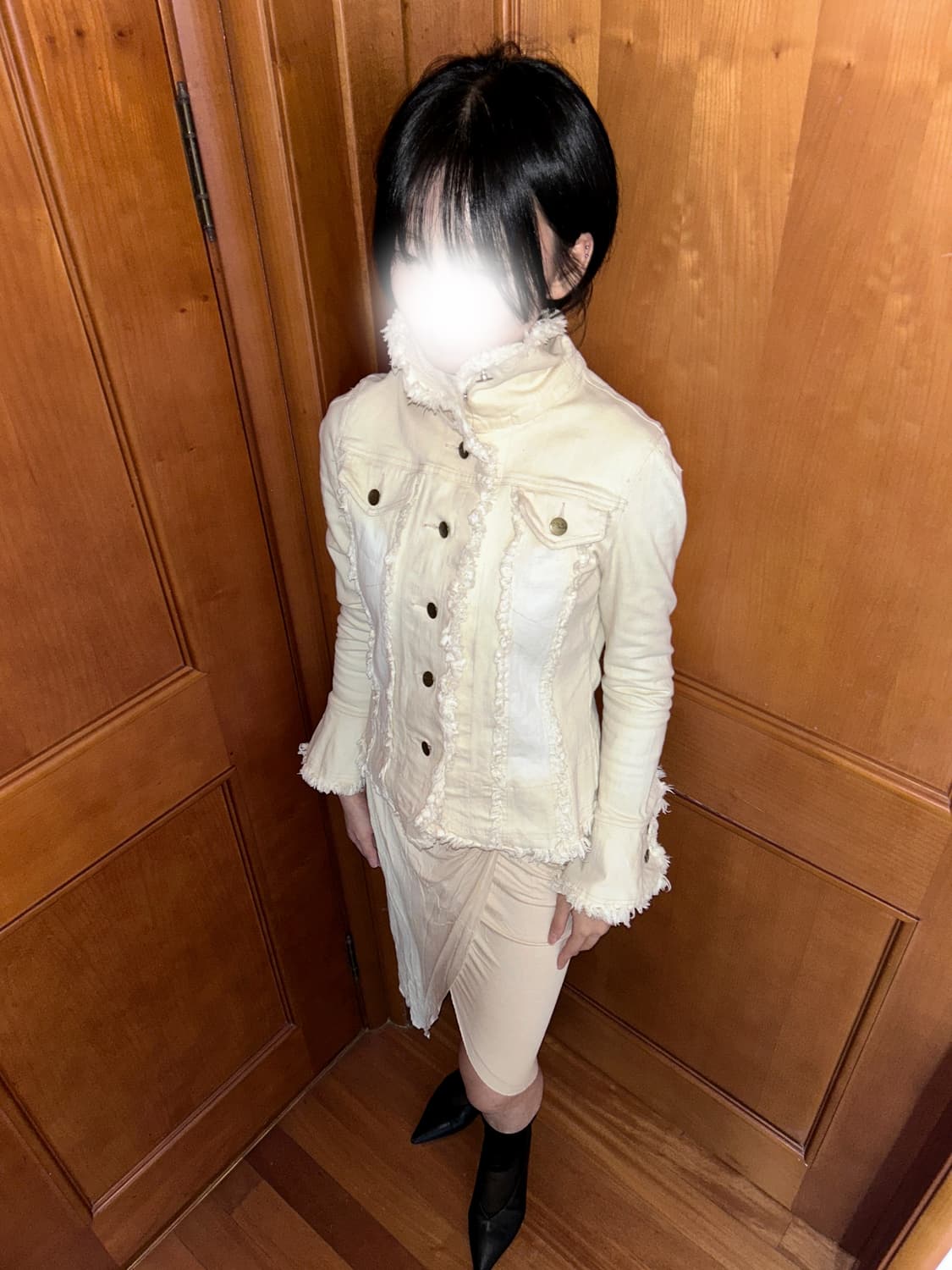 Dusty Fringe Ivory Jacket 상품이미지1