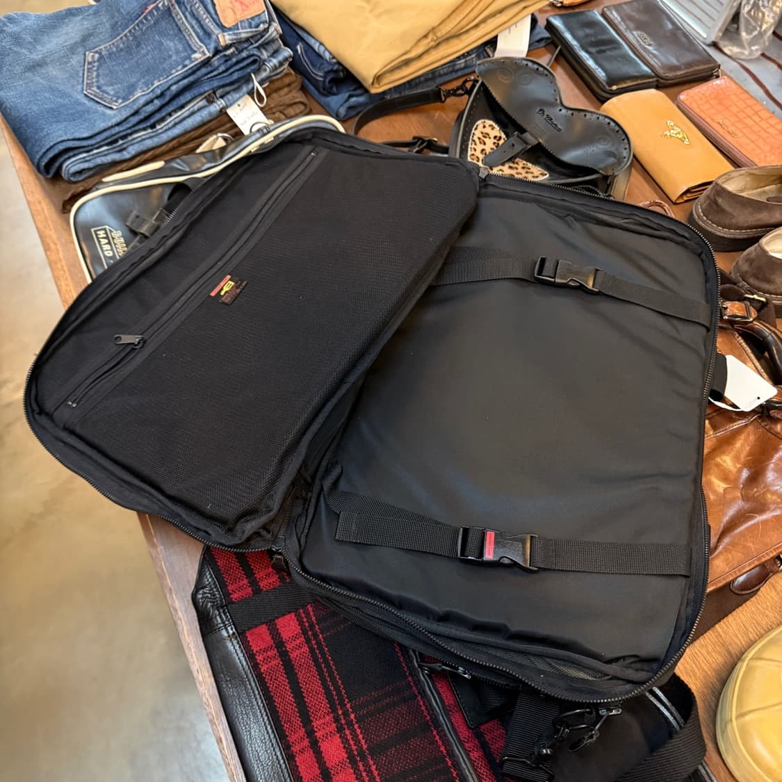 포터 러기드 라벨 하드 나일론 크로스백 페이딩 상품이미지6