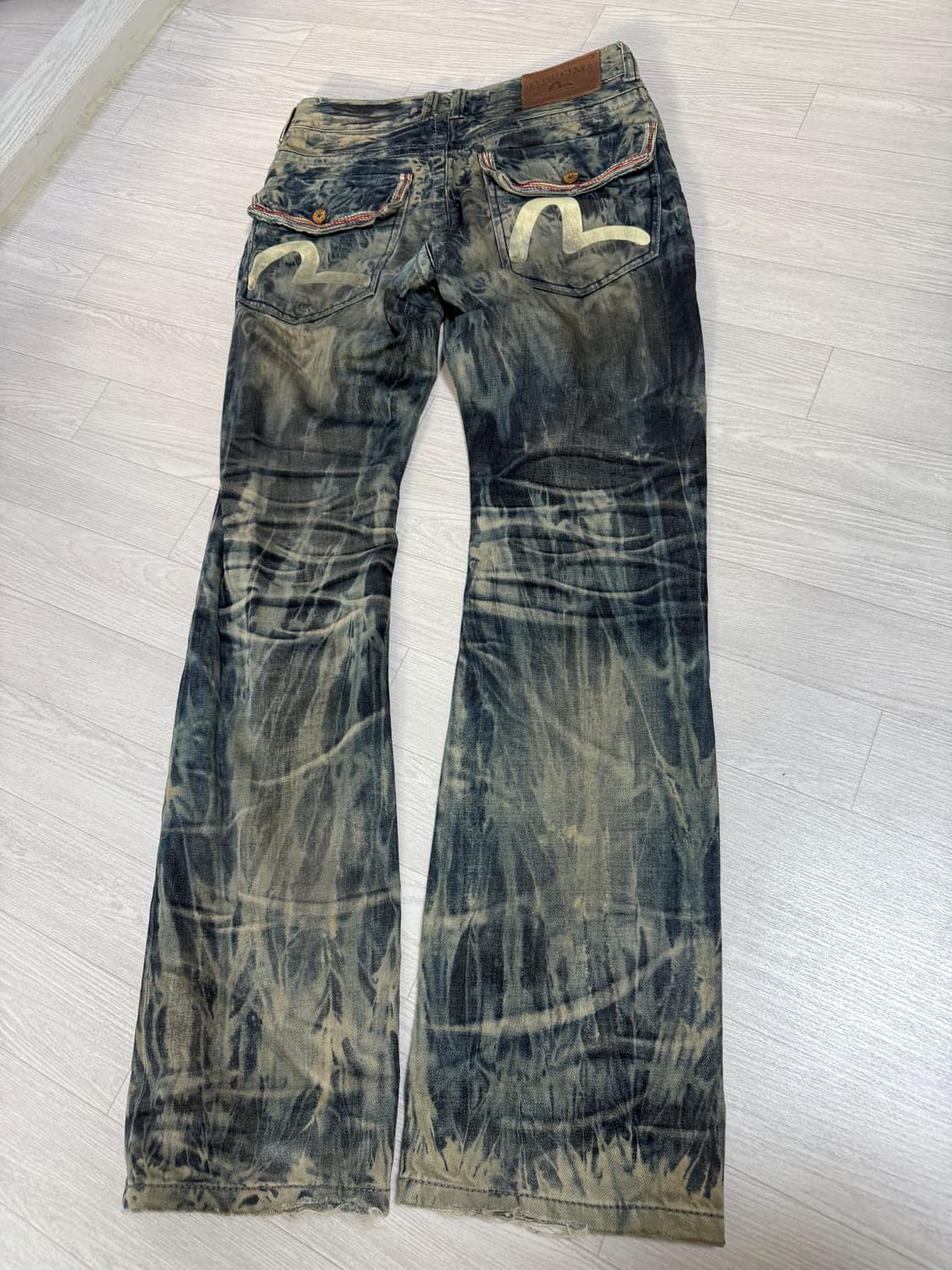 에비수 워싱 데님팬츠 30사이즈 상품이미지4