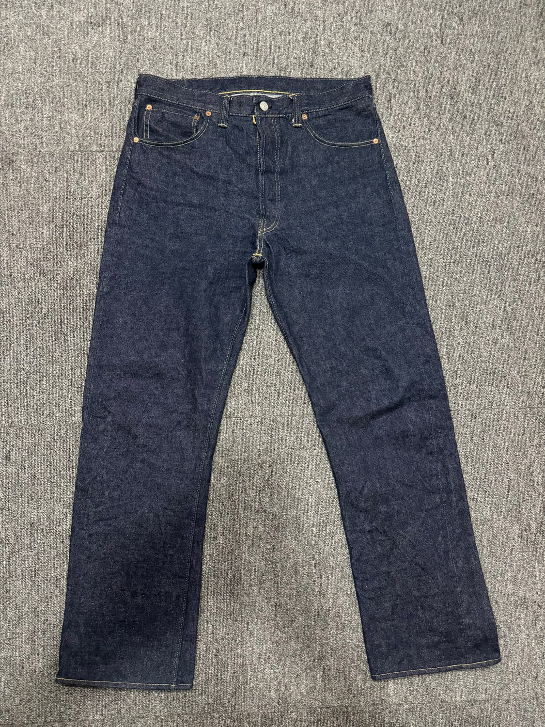 1회착용) 웨어하우스 DSB 1000xx 데드스탁블루 원워시 데님 34 상품이미지3