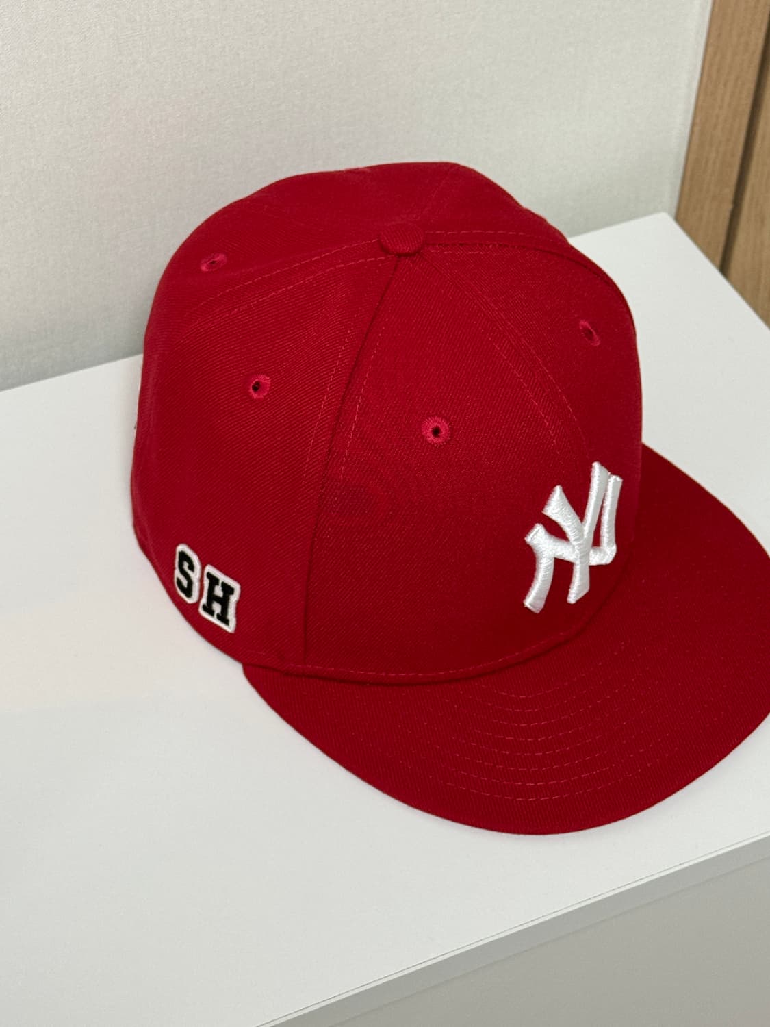 MLB 뉴욕 양키스 베이직 피티드캡 스칼렛 상품이미지3