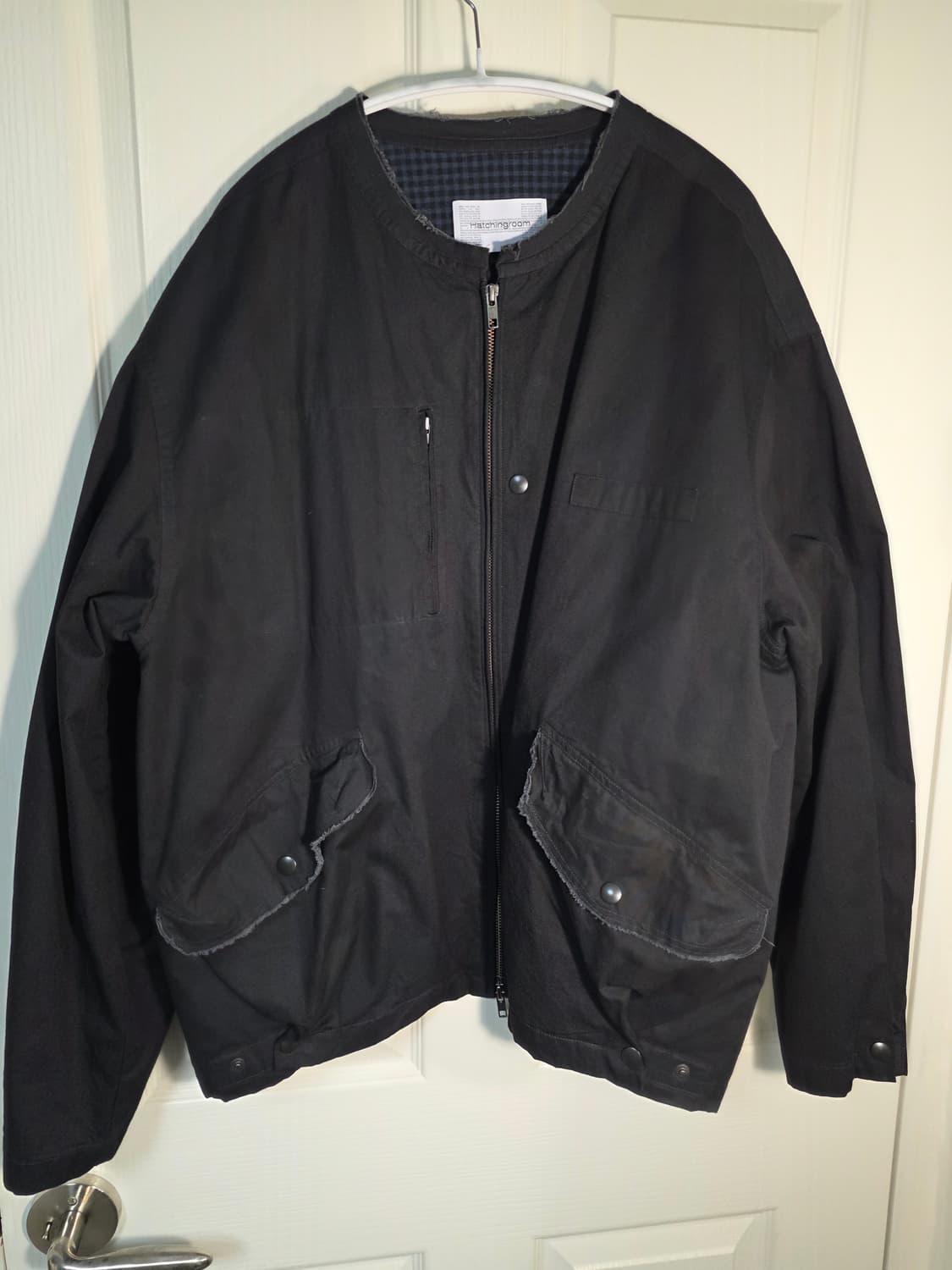 [4] 해칭룸 플라이트 자켓 - 블랙 상품이미지1