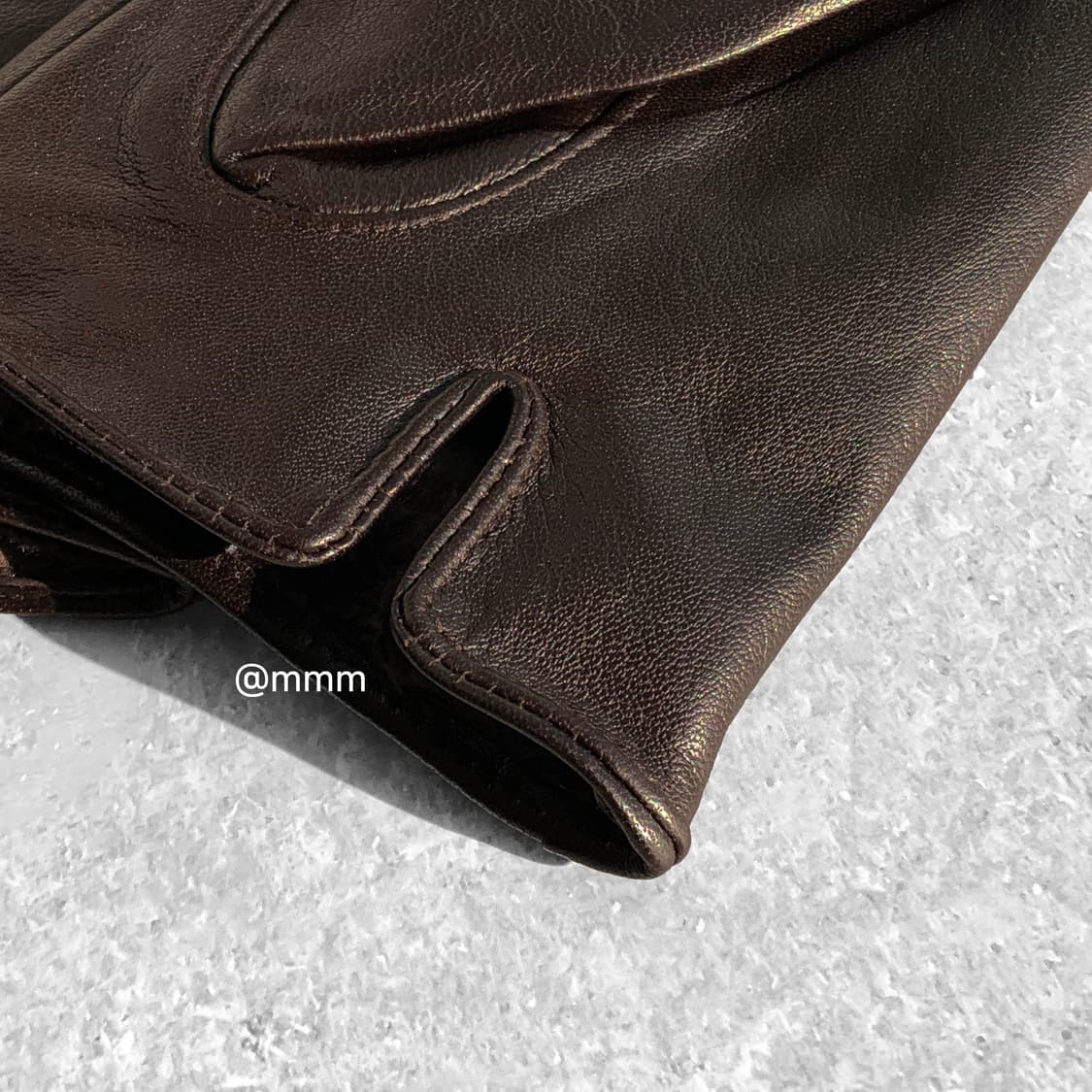 [Unisex] 램스킨 가죽 장갑 브라운 상품이미지7