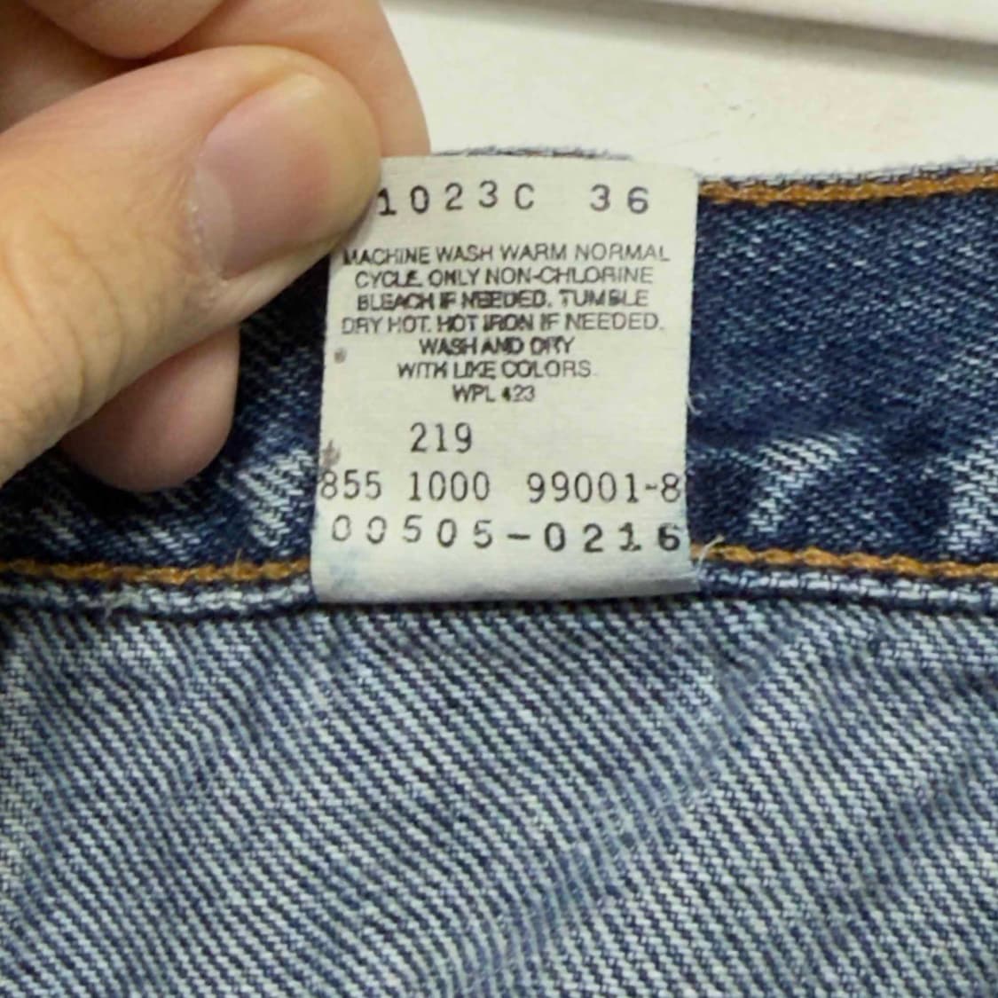 90s 리바이스 505 데님팬츠 W36 L31 상품이미지6