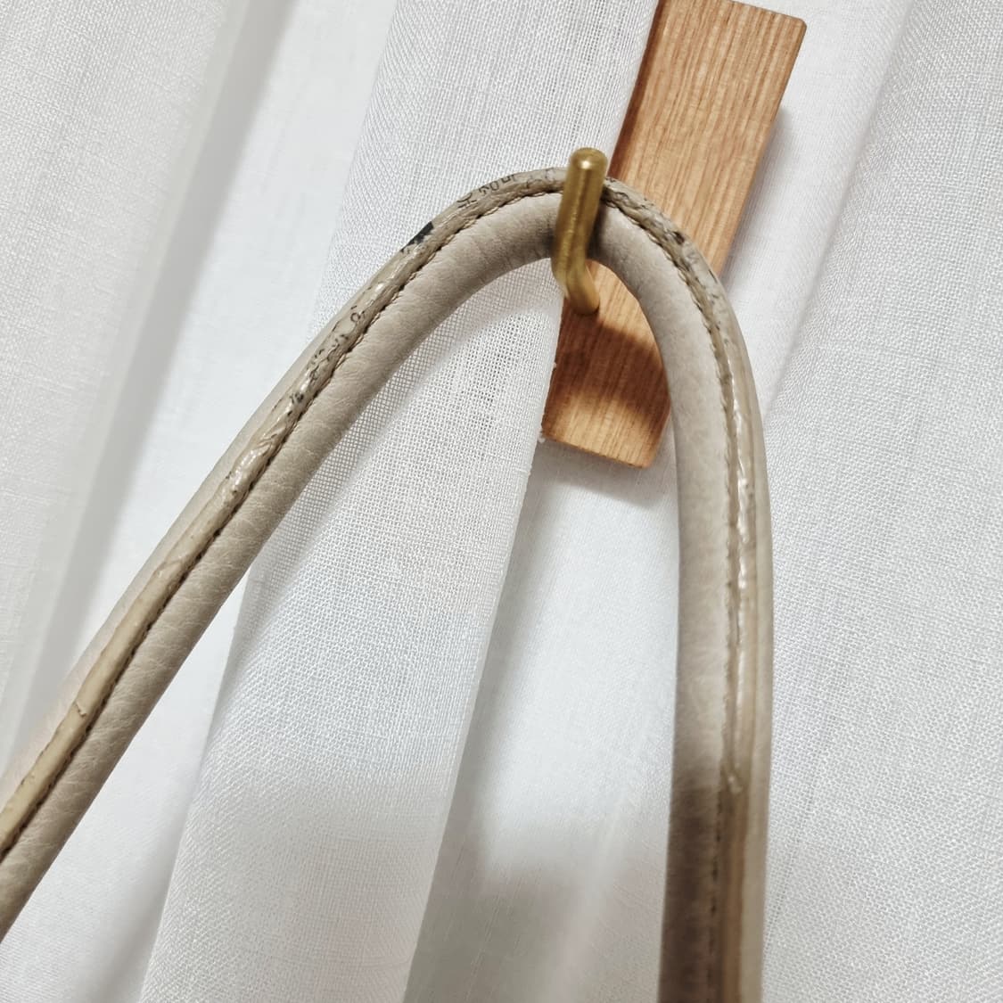 프라다 비텔로 다이노 숄더백 토트백 레더 가방 핸드백 (전체염색 필요함) 상품이미지8