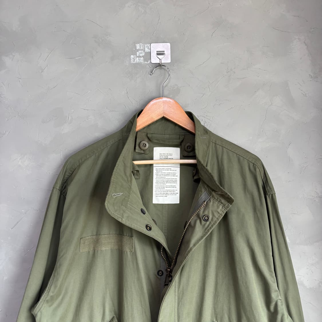 밀리터리 빈티지 M65 피쉬테일 개파카 야상 자켓 상품이미지2