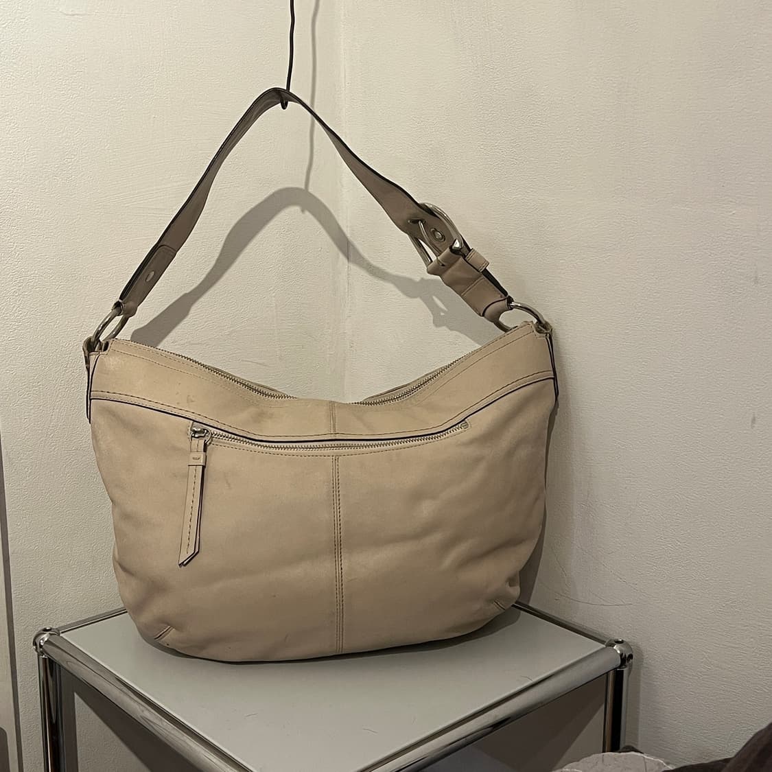 Old Coach vintage shoulder bag (ivory) 상품이미지2