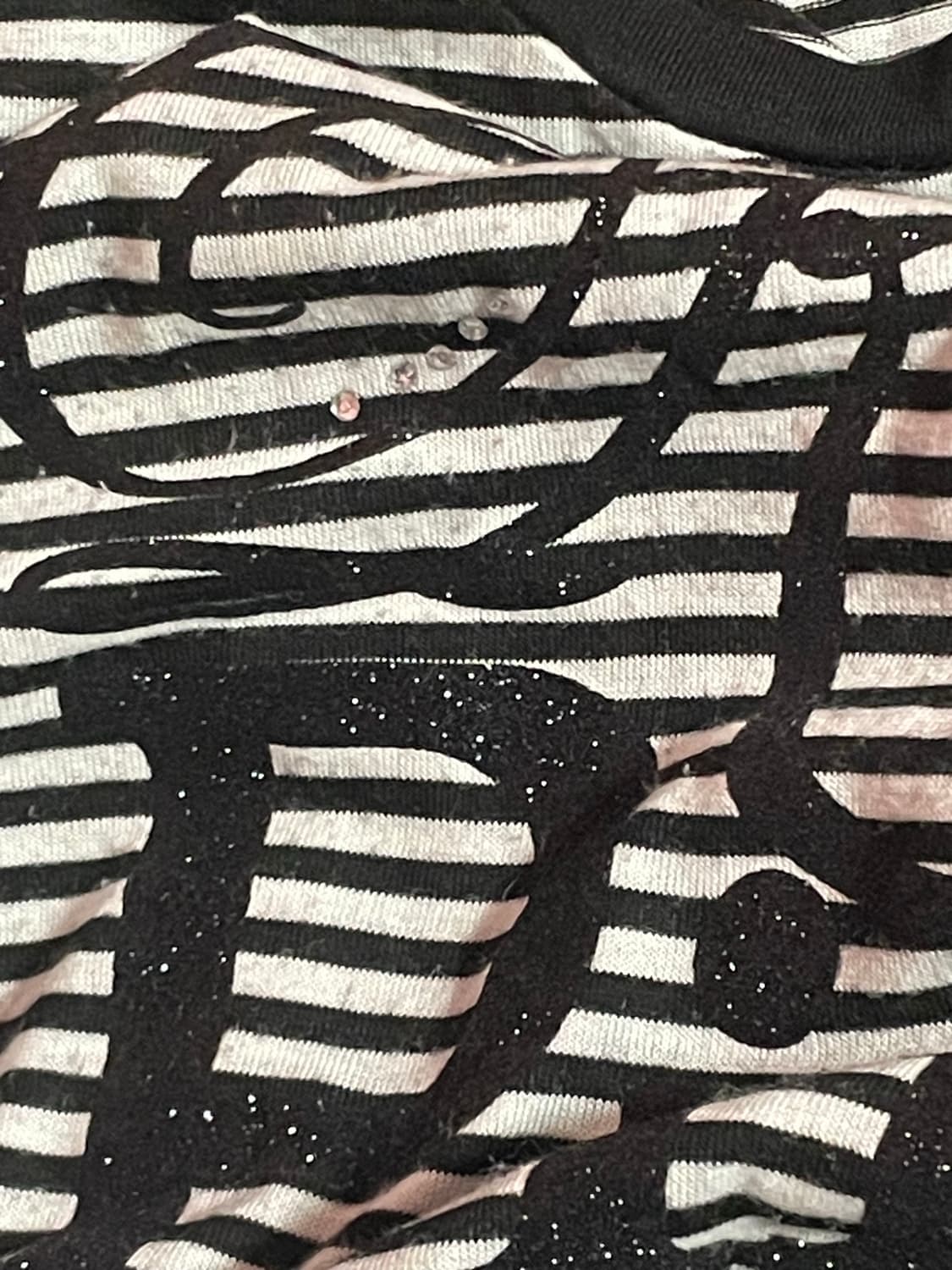 펑크 이모 y2k 갸루 스트라이프 티셔츠 상품이미지2