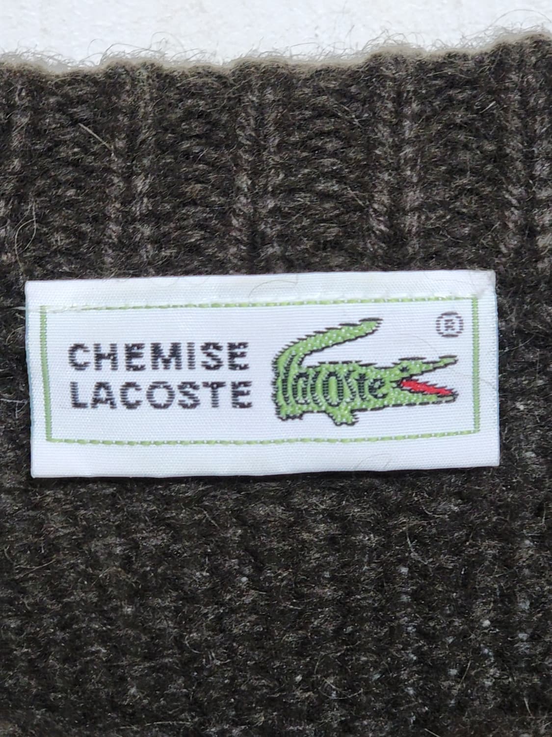 (M) 라코스테 니트 배색 라운드 스웨터 캐주얼  상품이미지3