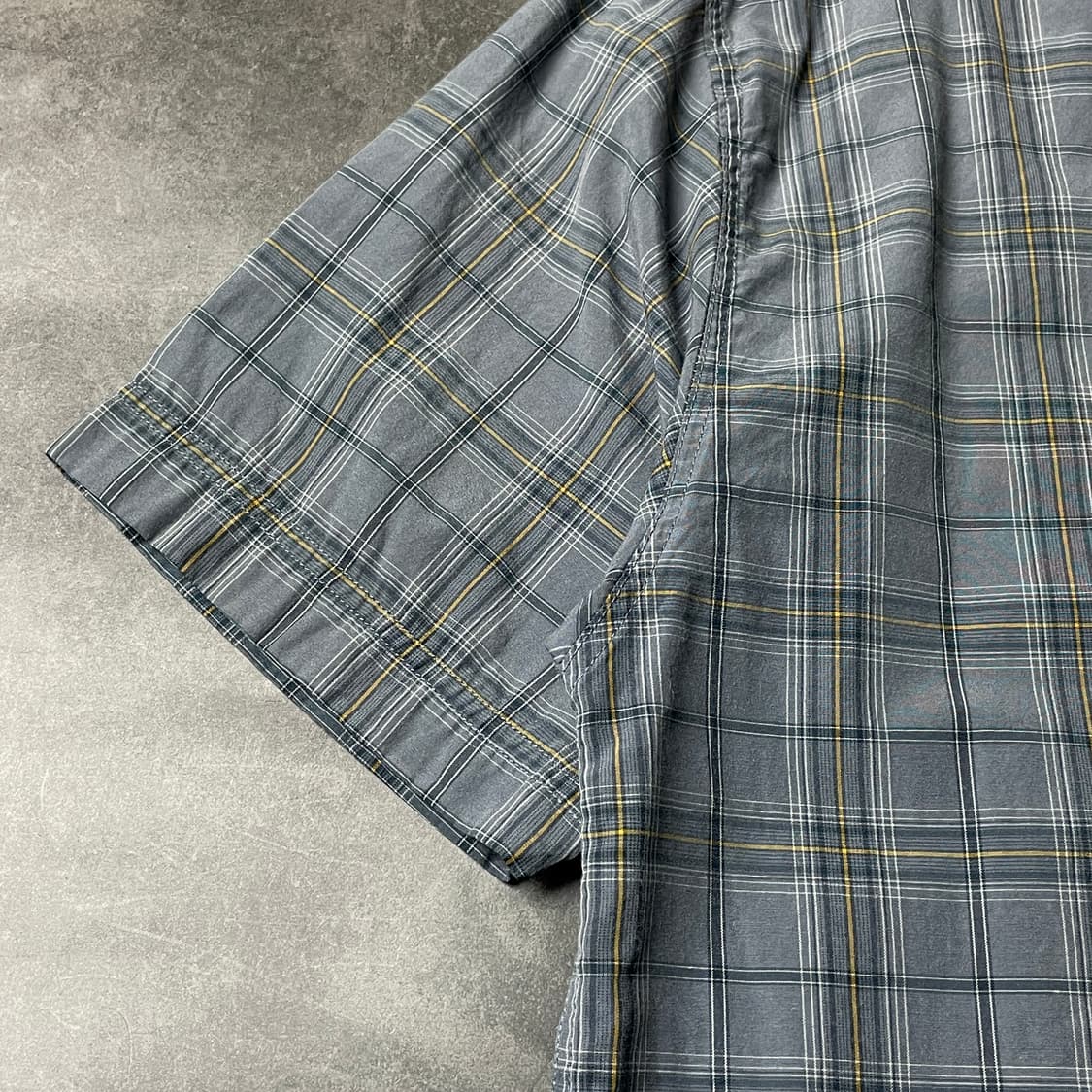 DICKIES 디키즈 블루그레이 체크 반팔 워크셔츠 A01019 상품이미지5