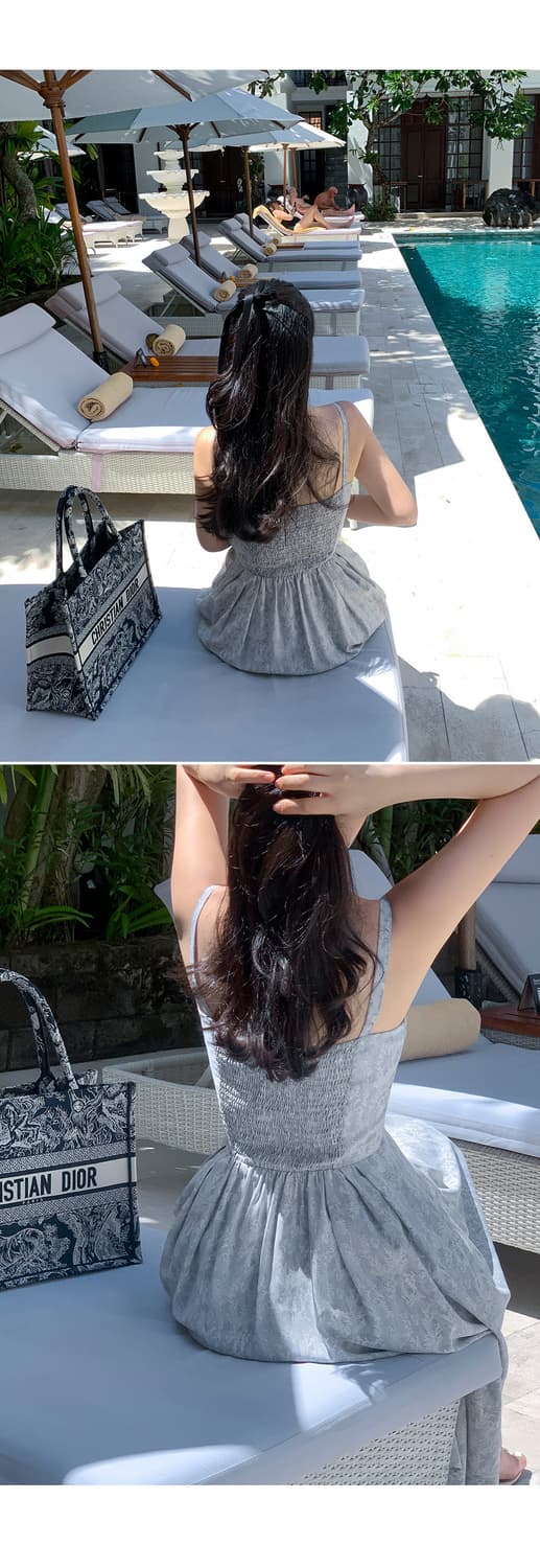 베니토 세이렌 여리패턴 스모크 원피스 
새상품 사이즈M 상품이미지4