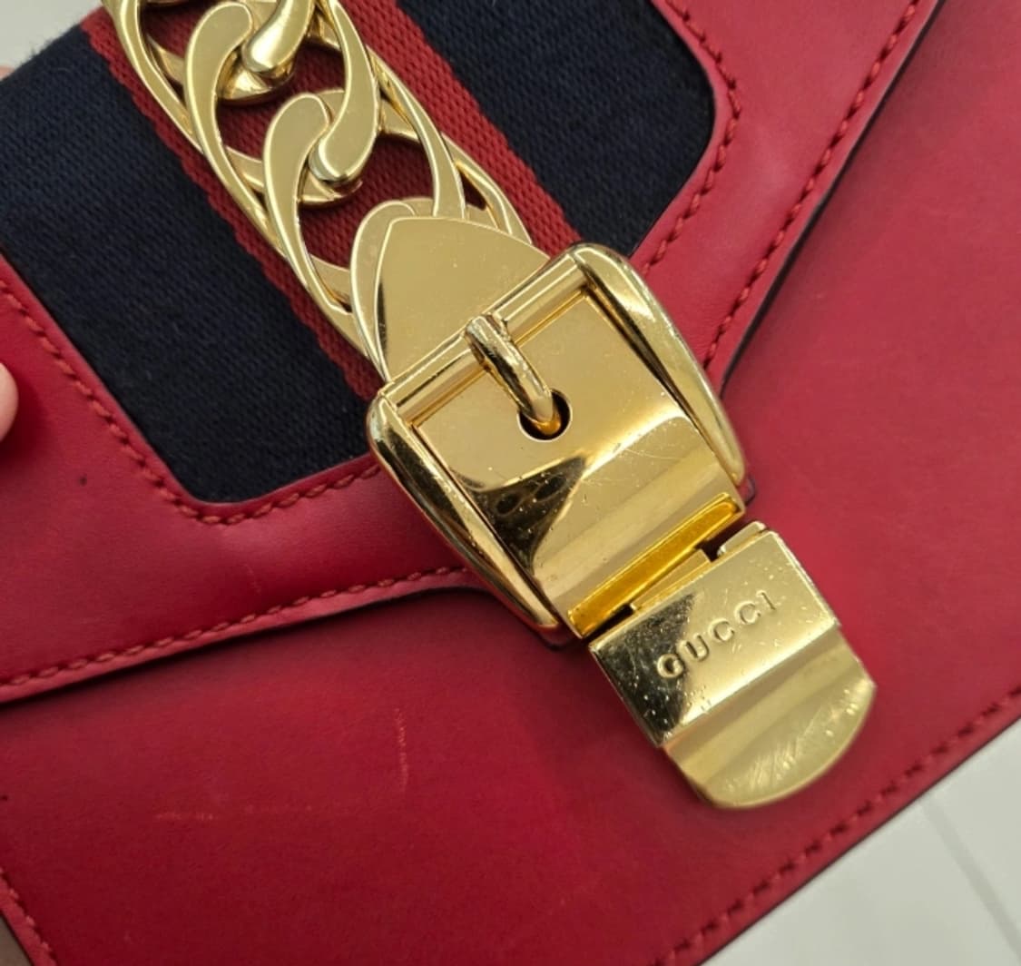 [정품]구찌 실버 미니백 상품이미지4