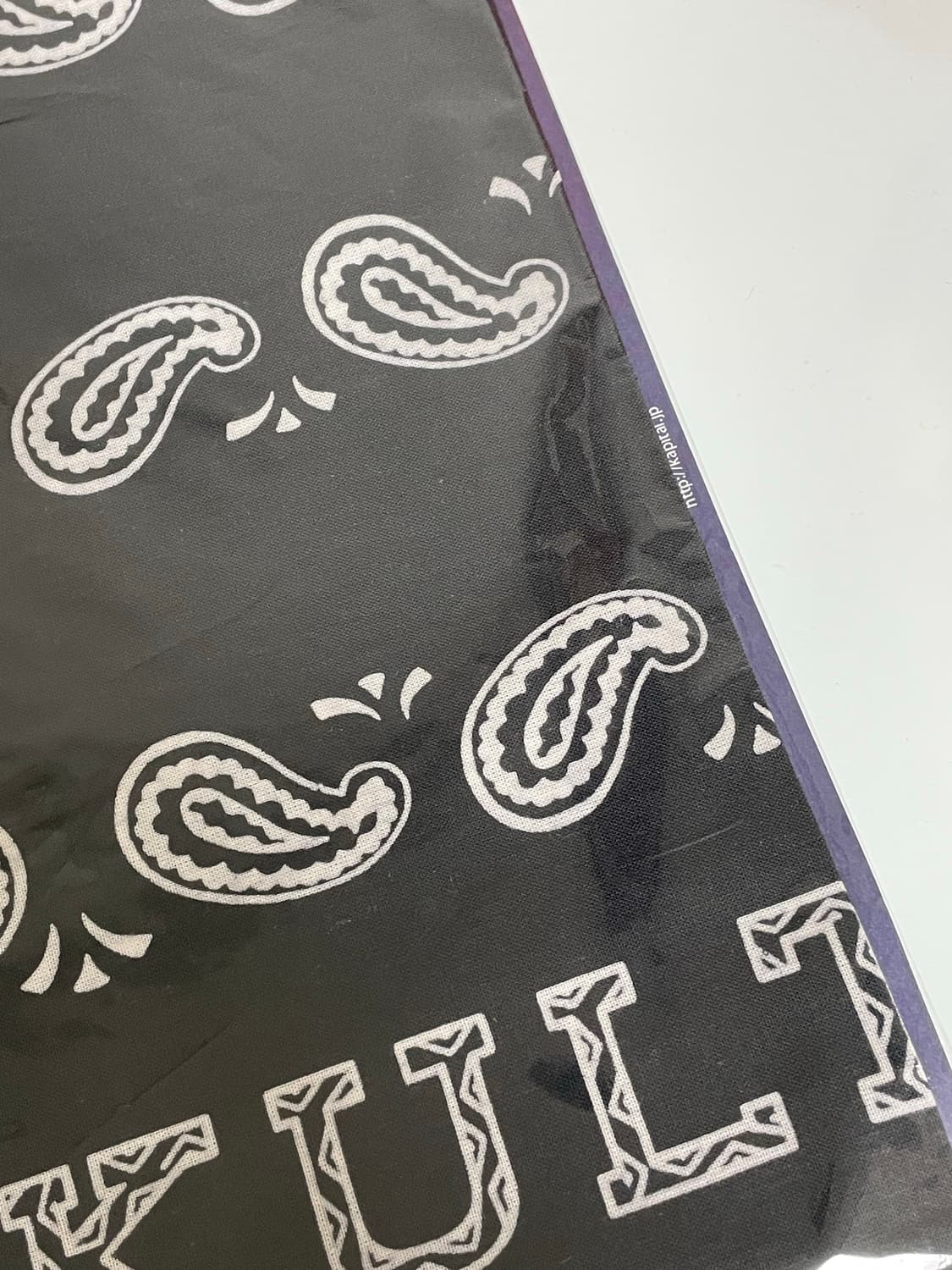 캐피탈 패스트칼라 셀비지 반다나 카운터 컬처 블랙 상품이미지3