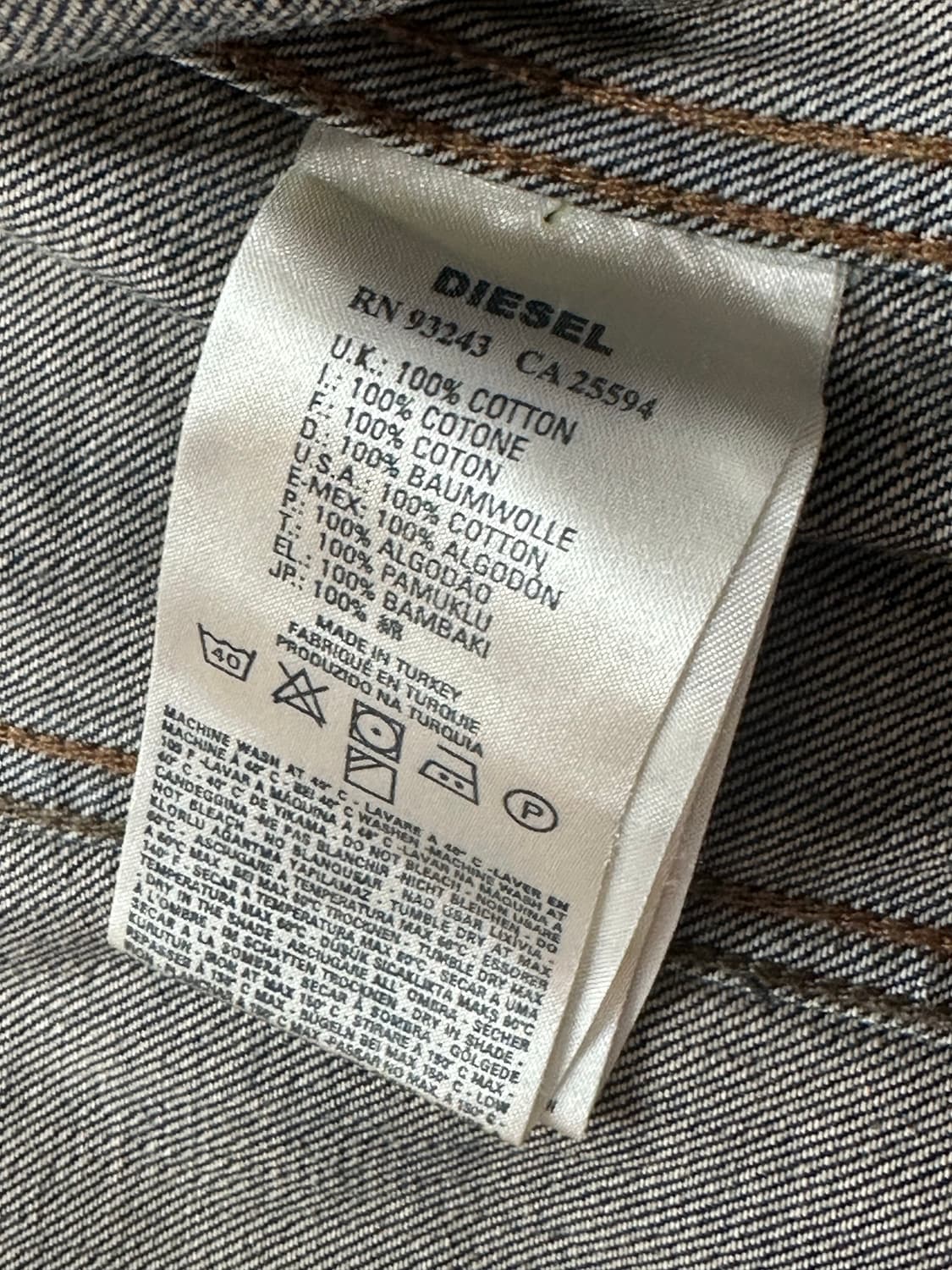 Diesel 데님 청자켓 상품이미지7