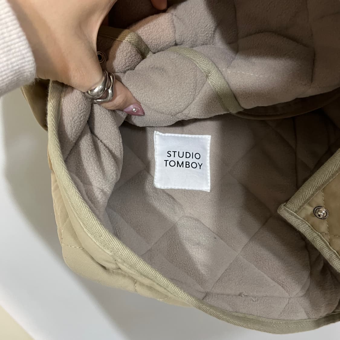 톰보이 신슐레이트 퀄팅 자켓 F 상품이미지3