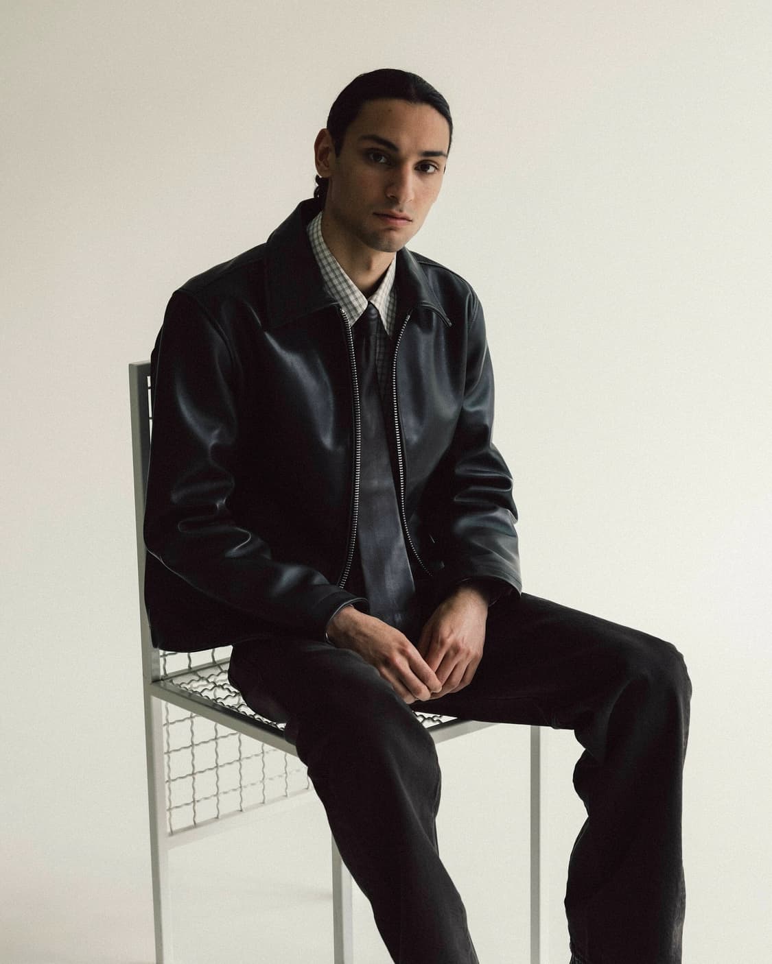 선플라워 쇼트 레더자켓 48 상품이미지1