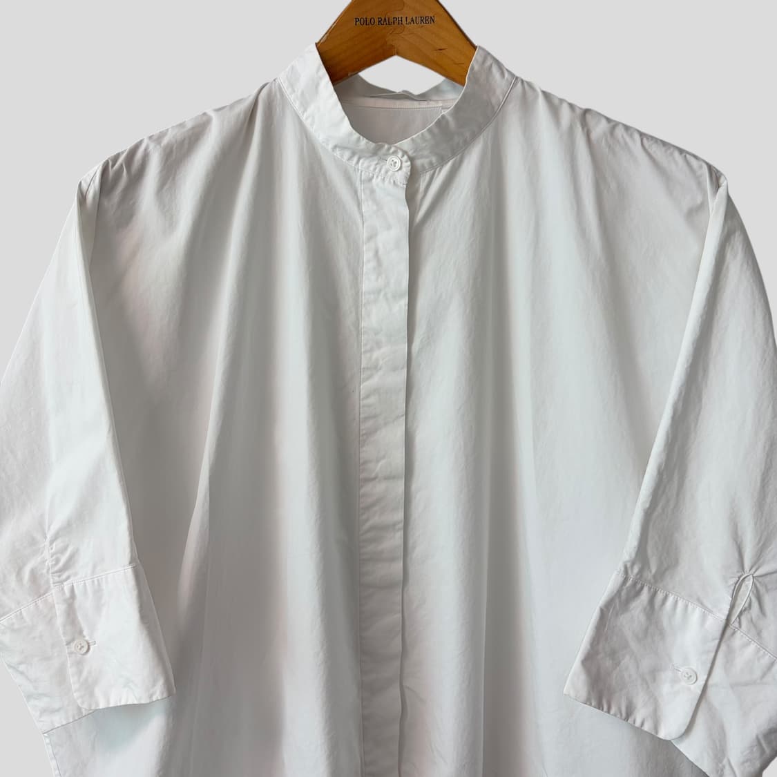 (여성S)유니클로+J 수피마코튼 돌먼 7부 슬리브 셔츠 no 상품이미지2