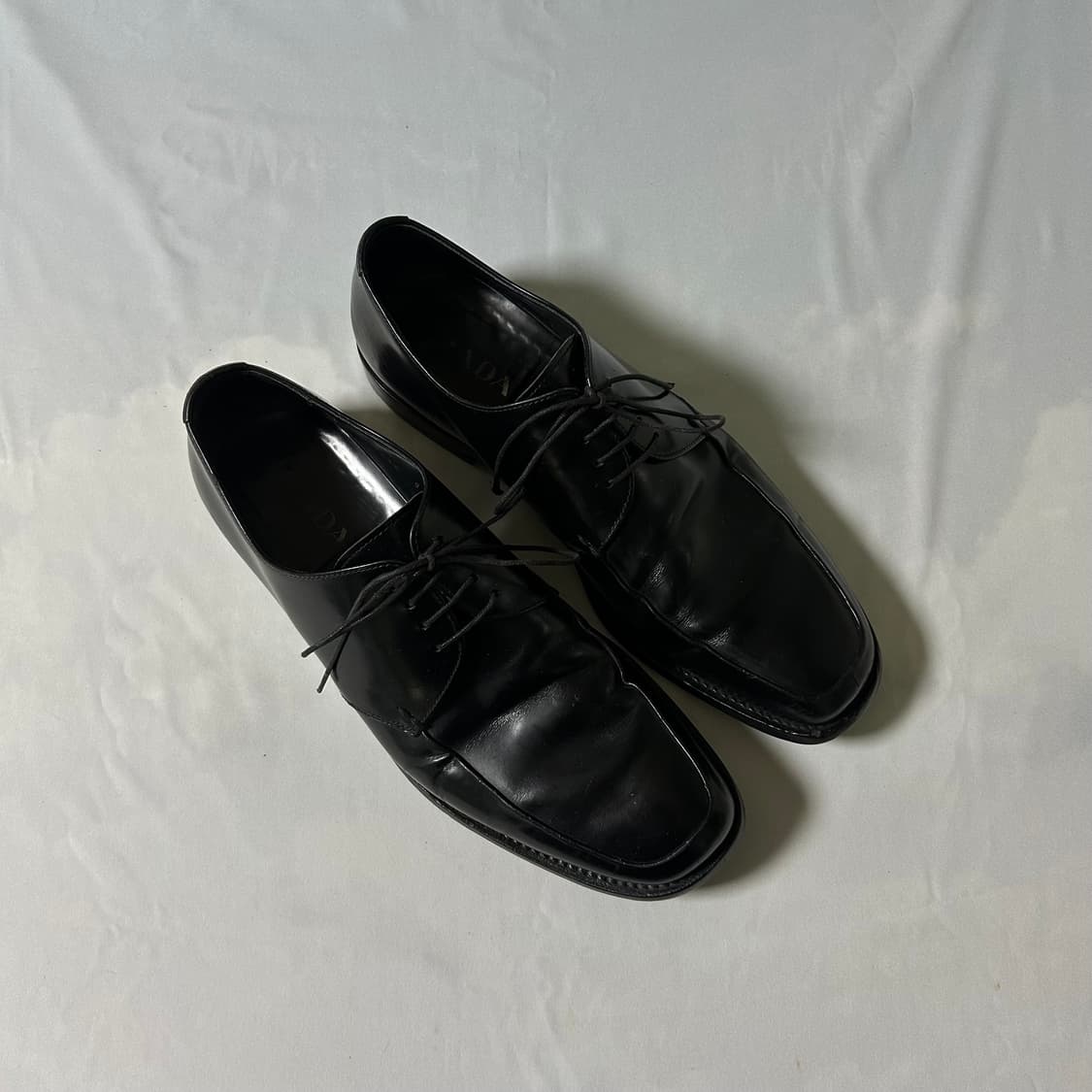 Prada semi square toe derby shoes 상품이미지2