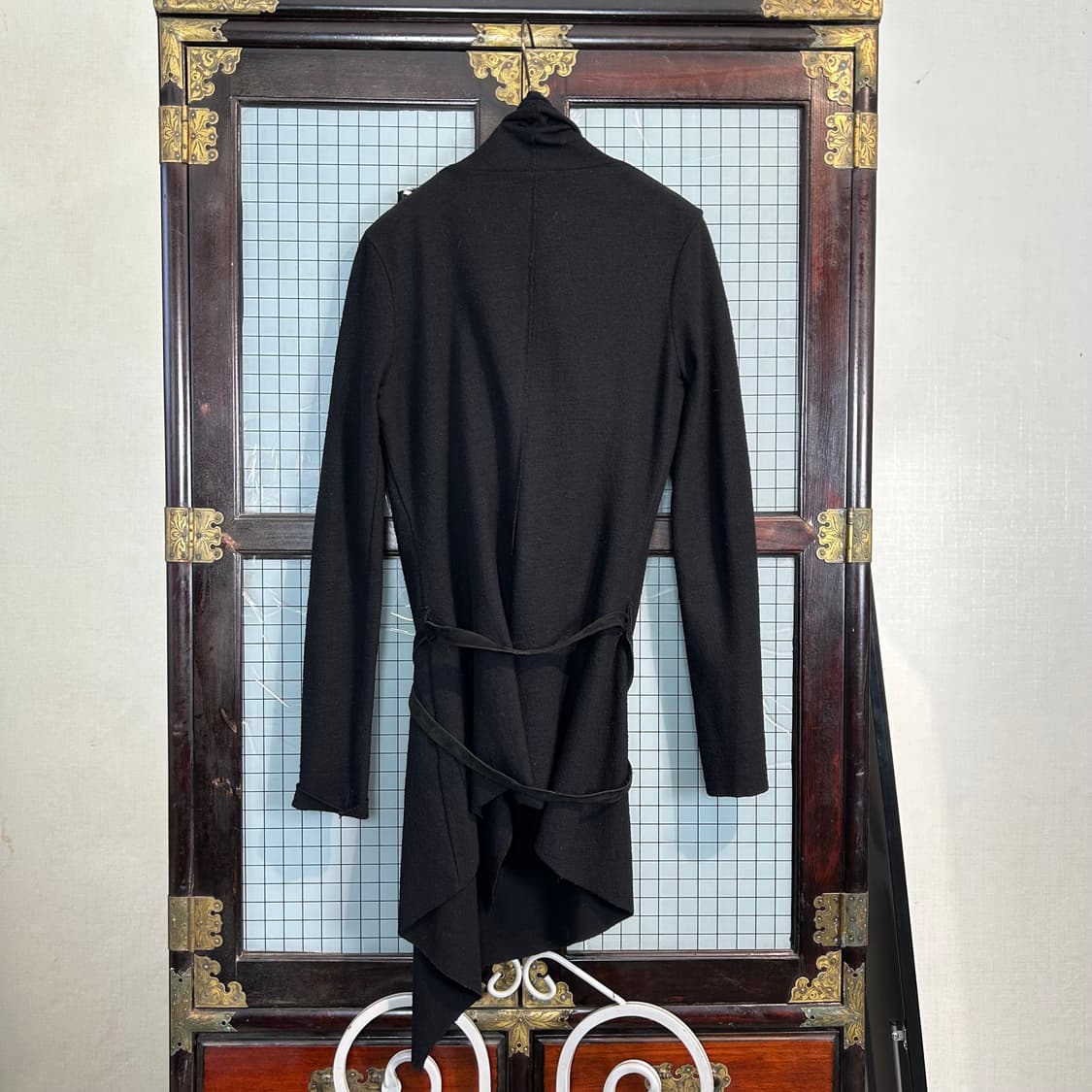 헬무트랭 드레이프 벨티드 랩 가디건 상품이미지4