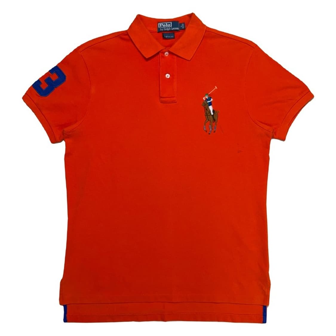 폴로 랄프로렌 빅포니 럭비 PK 카라 티셔츠 오렌지 M 상품이미지1