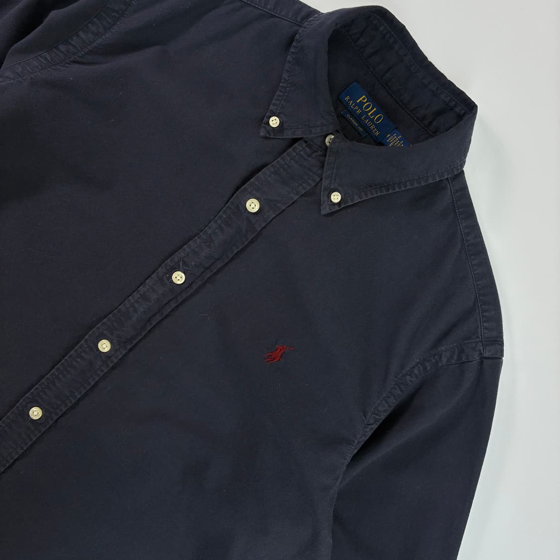 Polo  폴로 랄프로렌 신형 자수 코튼 네이비 셔츠  상품이미지3