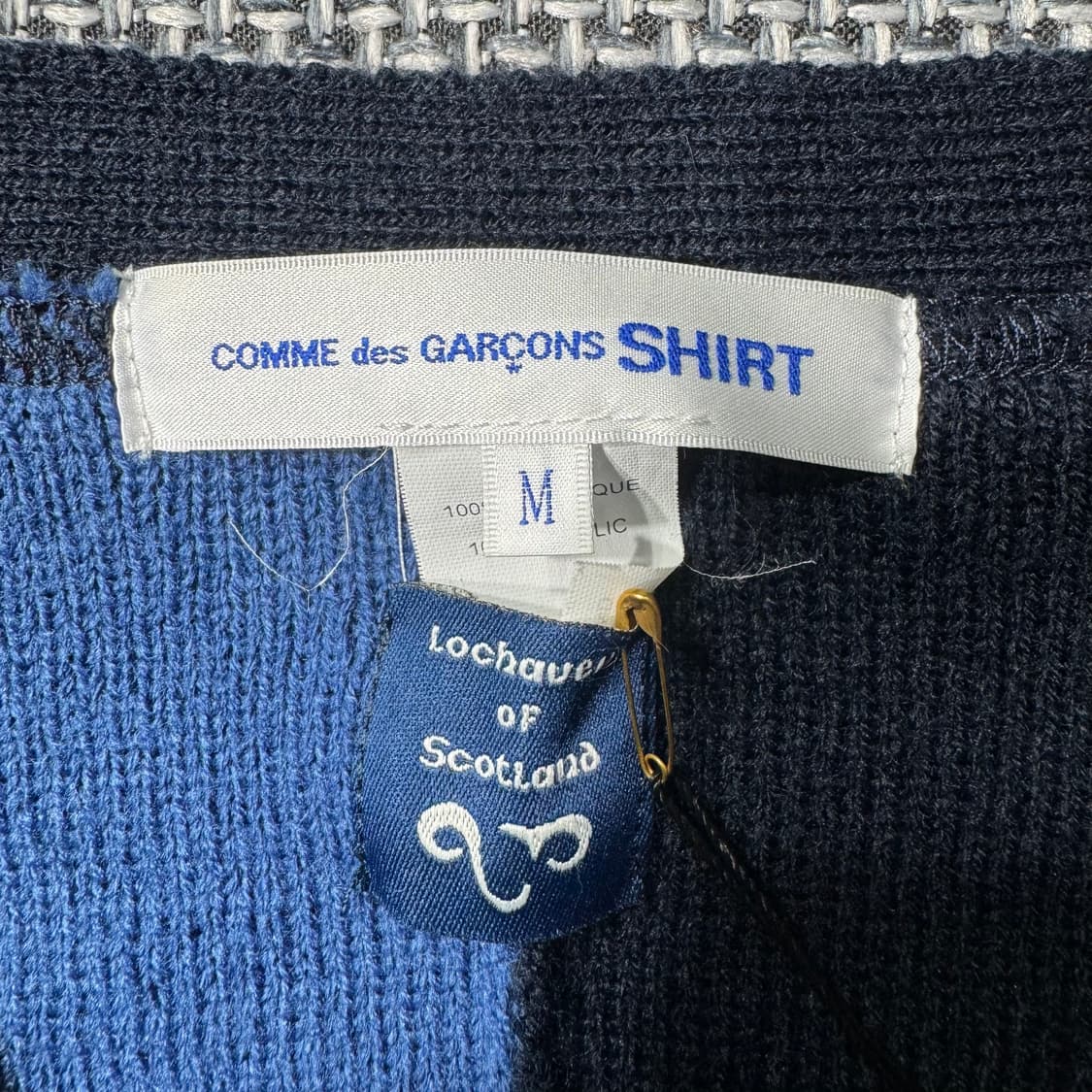 COMME DES GARCONS 배색 니트 가디건(M/OLD-8060) 상품이미지3