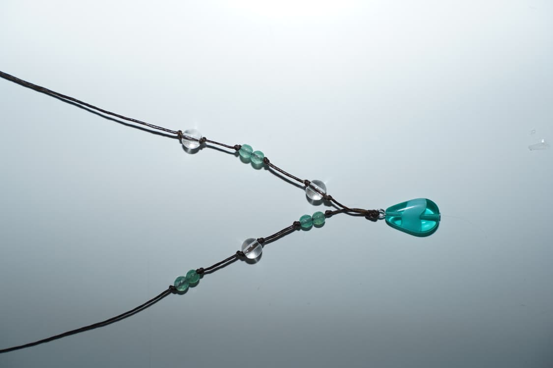 Emerald beads necklace 에메랄드 비즈 목걸이 상품이미지5