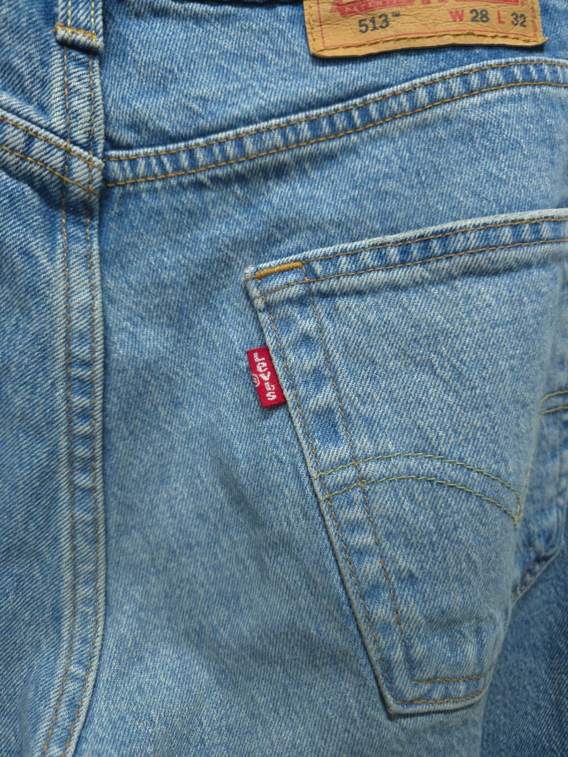리바이스 여성 513 슬림 스트레이트 중청 데님 (28사이즈) 상품이미지6