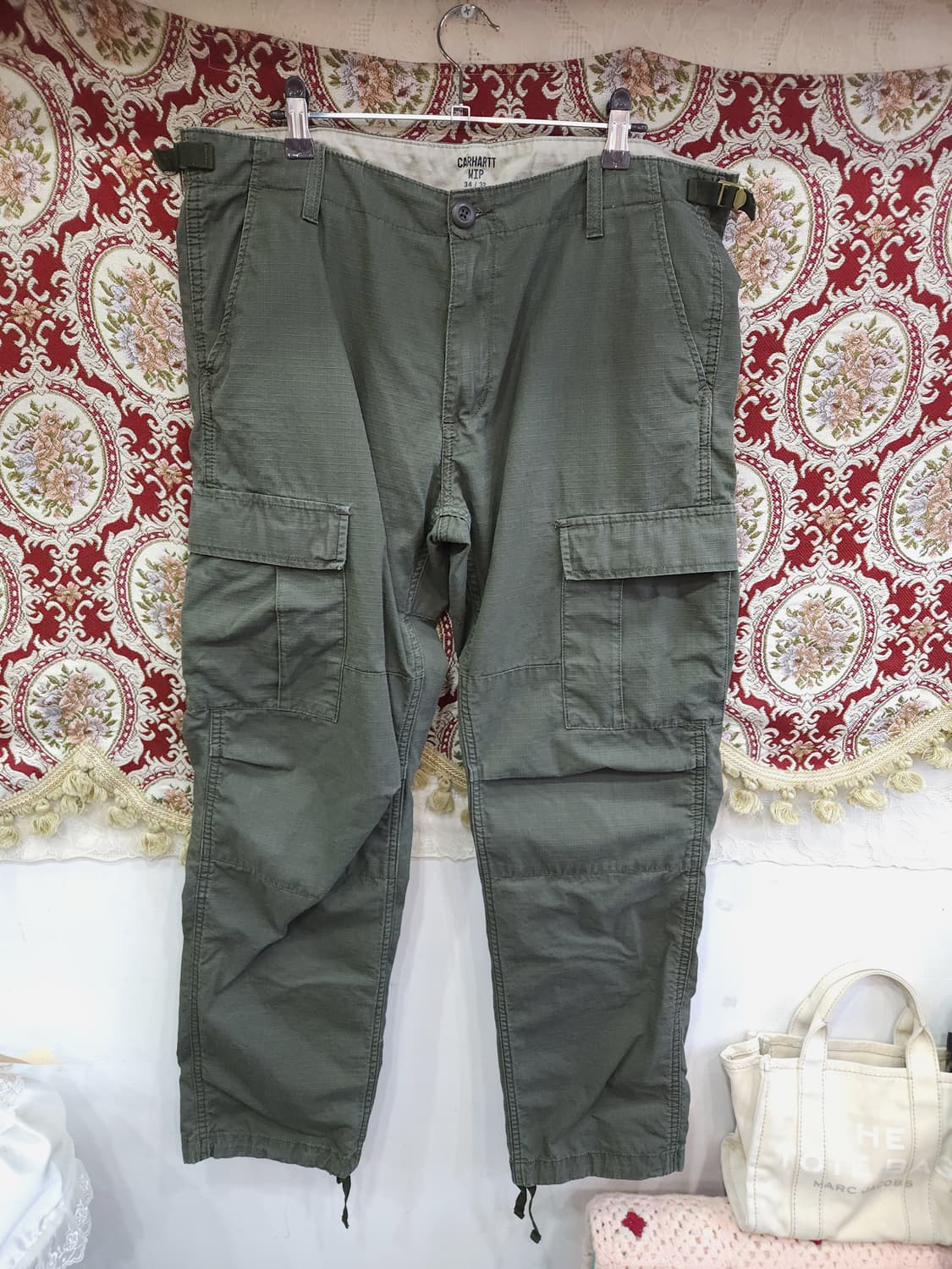 칼하트 wip 립스탑 카키 카고팬츠

 상품이미지1