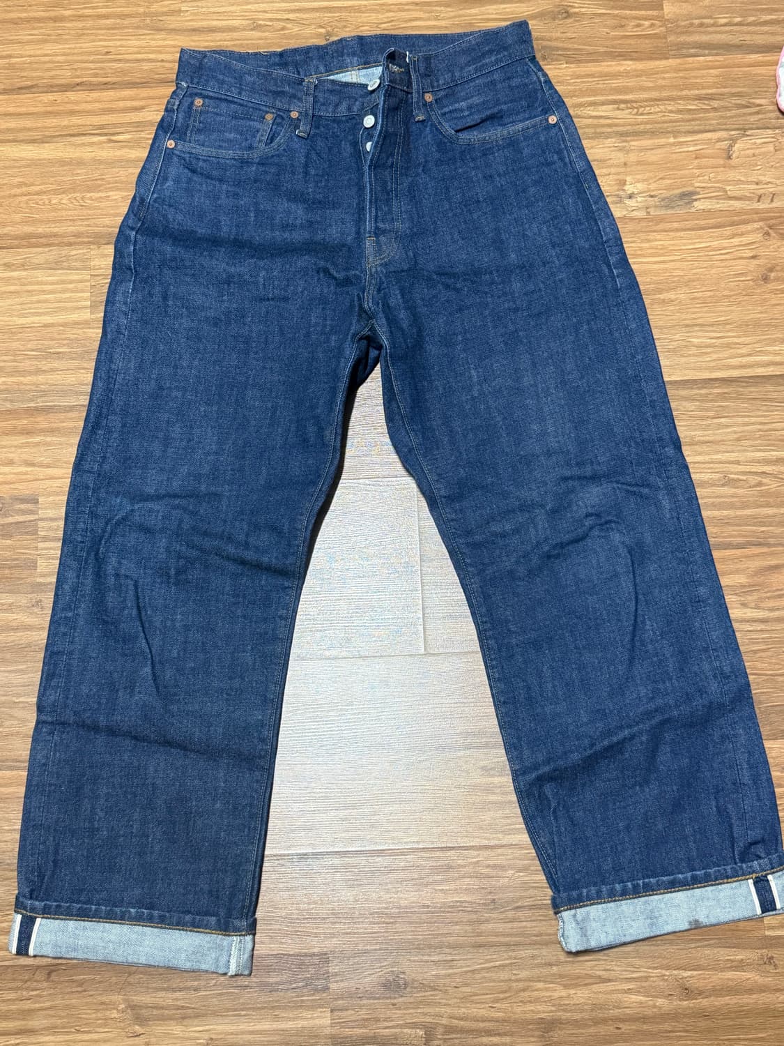 아웃스탠딩 30s 신치백 셀비지 데님팬츠 상품이미지1