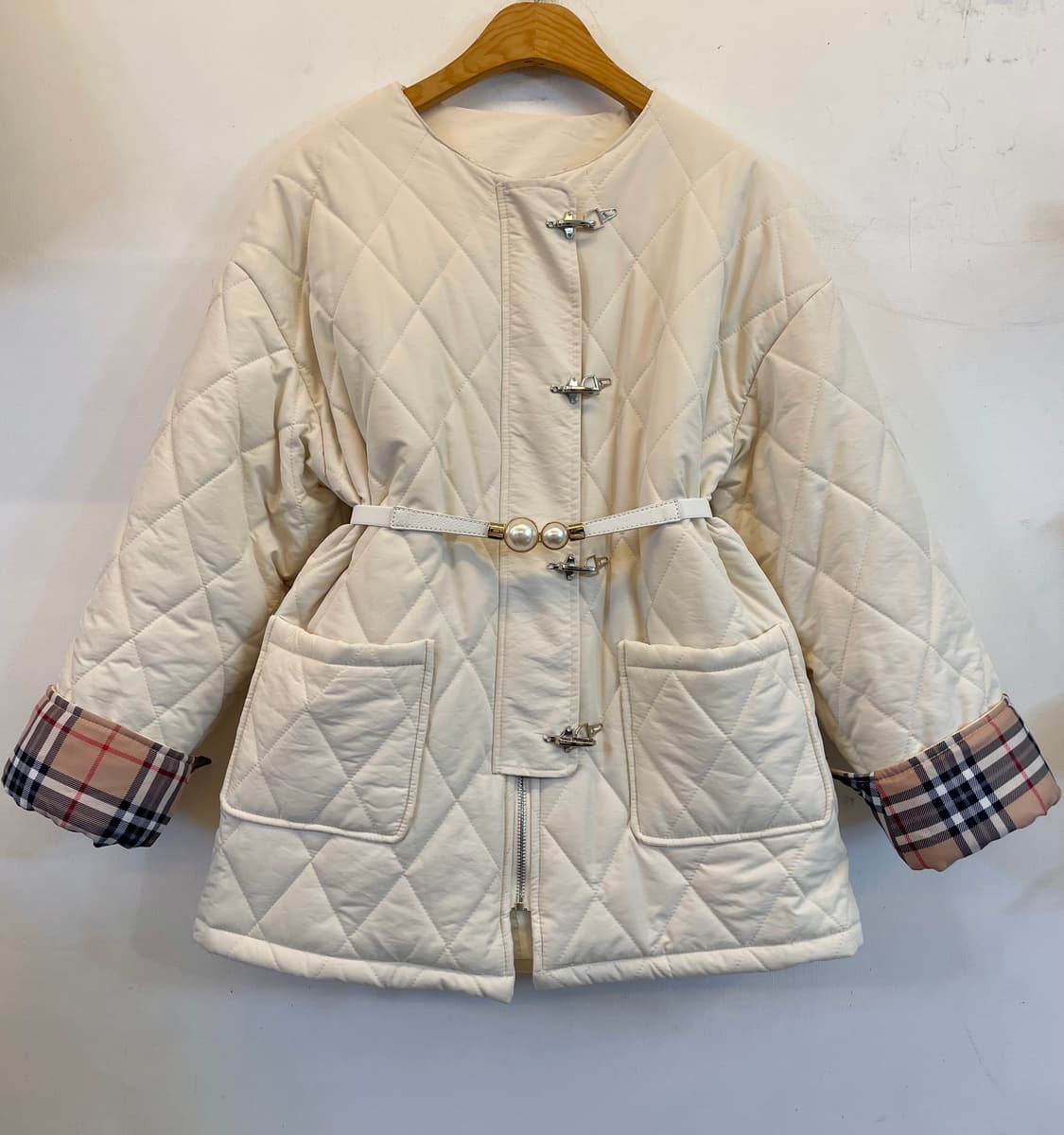 수입 퀼팅자켓 퀼팅패딩 누빔자켓 누빔패딩:) 상품이미지1