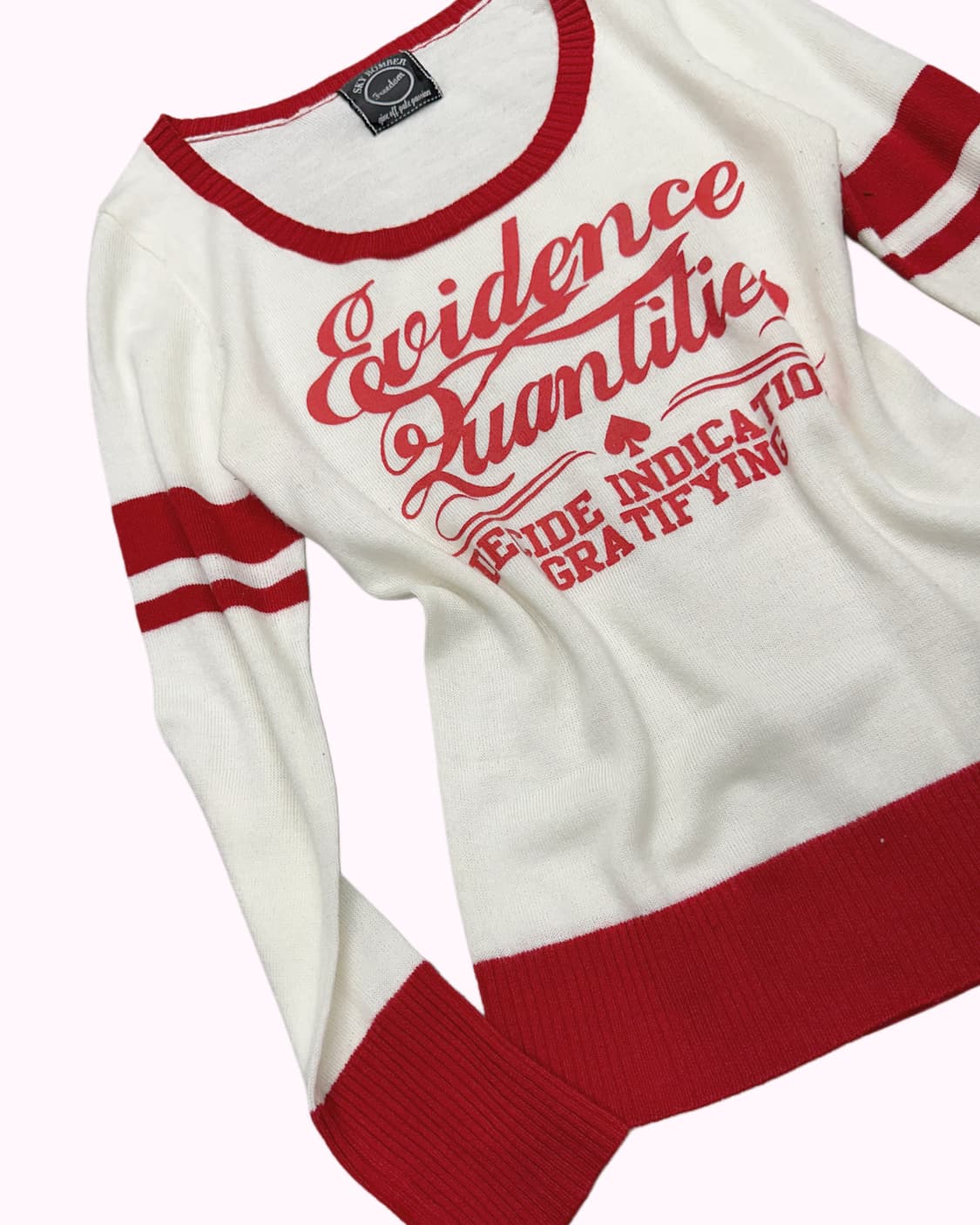 red point lettering knit 상품이미지3