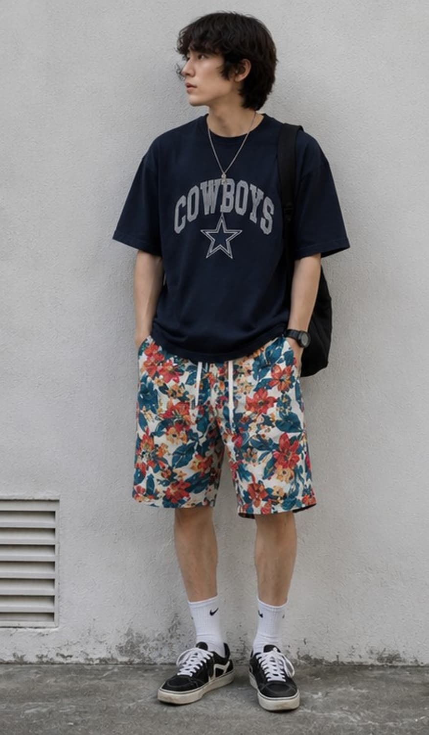 BEAMS Floral Pattern Bermuda Shorts 상품이미지1