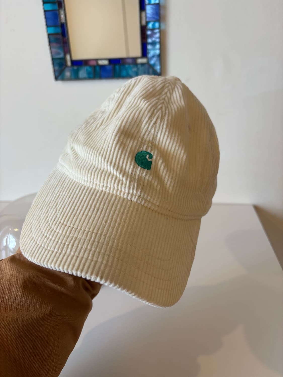 칼하트 코듀로이 볼캡 아이보리 상품이미지1